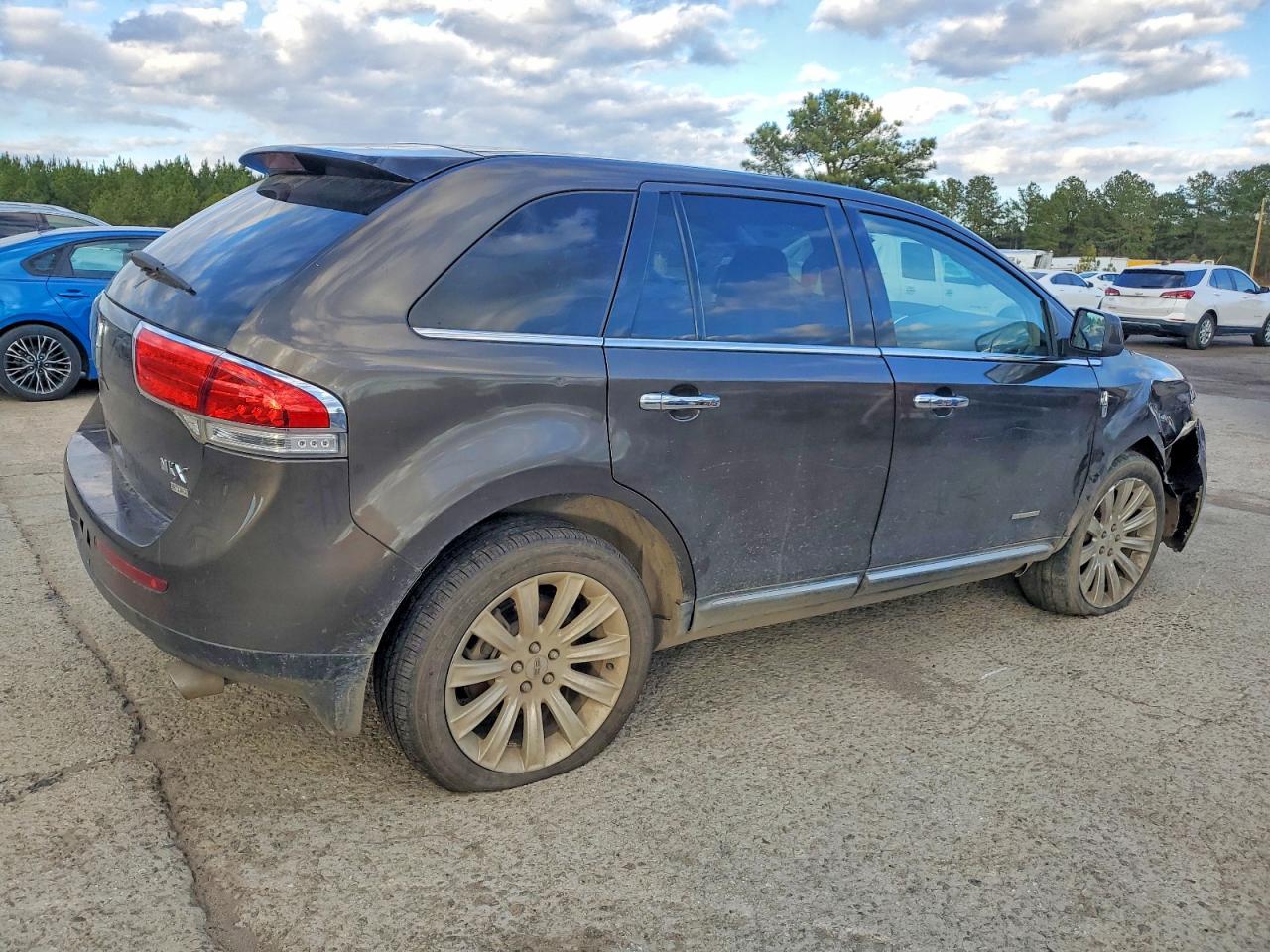 2011 Lincoln Mkx Brown vin: 2LMDJ8JKXBBJ03375