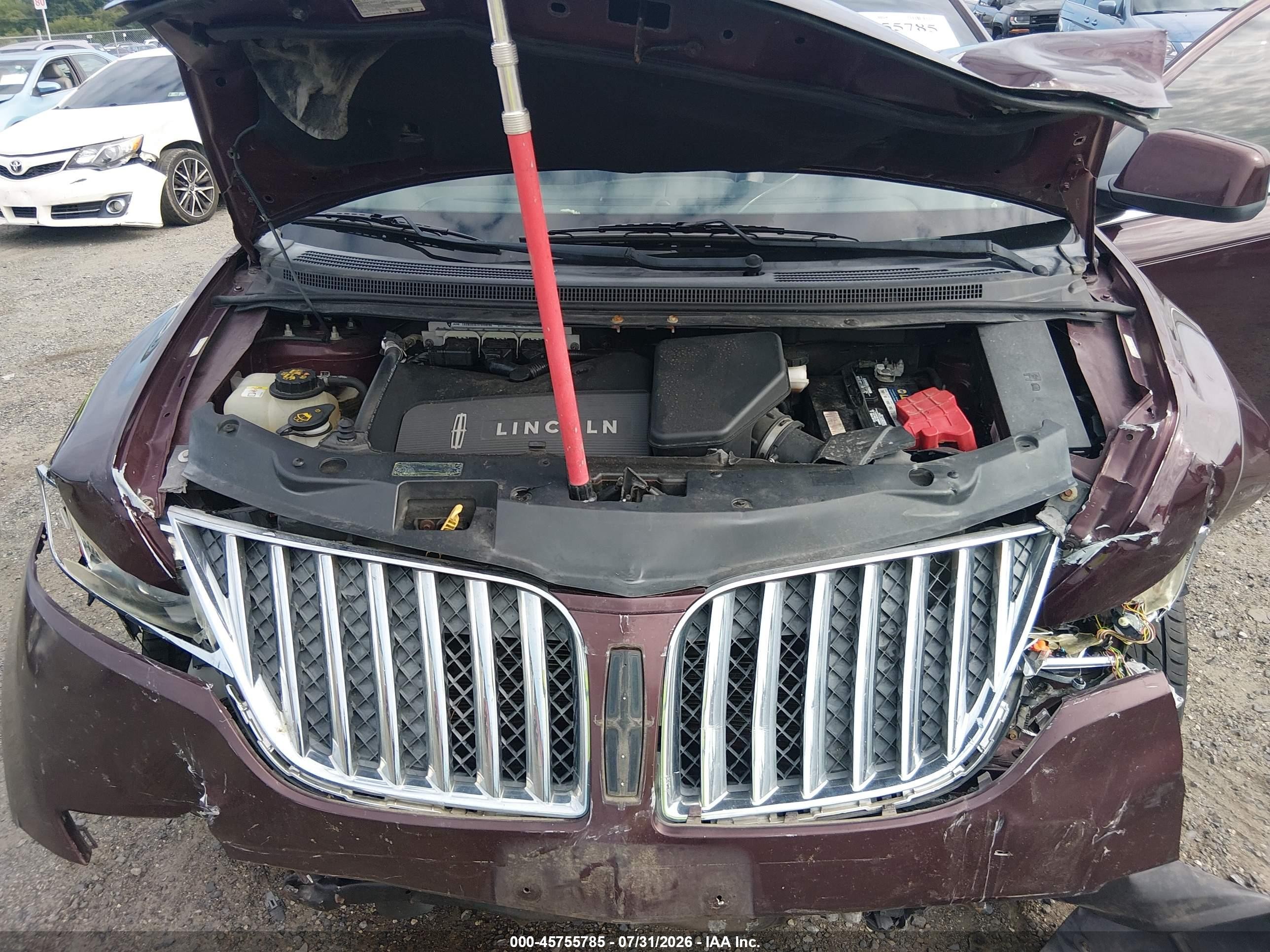 2011 Lincoln Mkx   Maroon vin: 2LMDJ8JKXBBJ13422