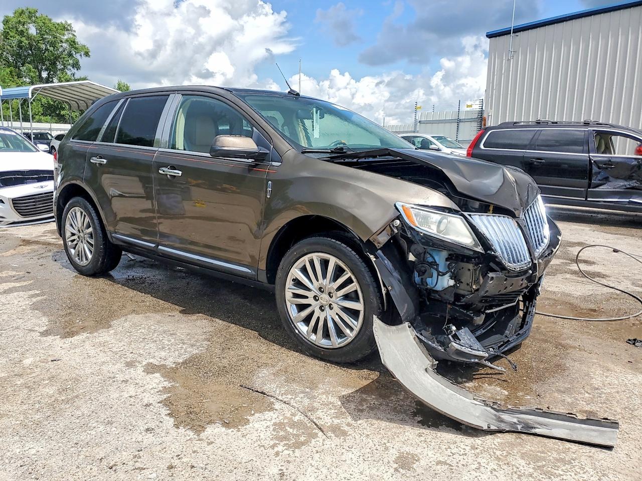 2011 Lincoln Mkx Brown vin: 2LMDJ8JKXBBJ26591