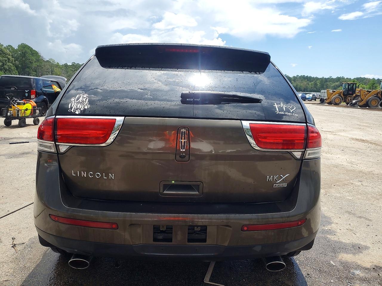 2011 Lincoln Mkx Brown vin: 2LMDJ8JKXBBJ26591