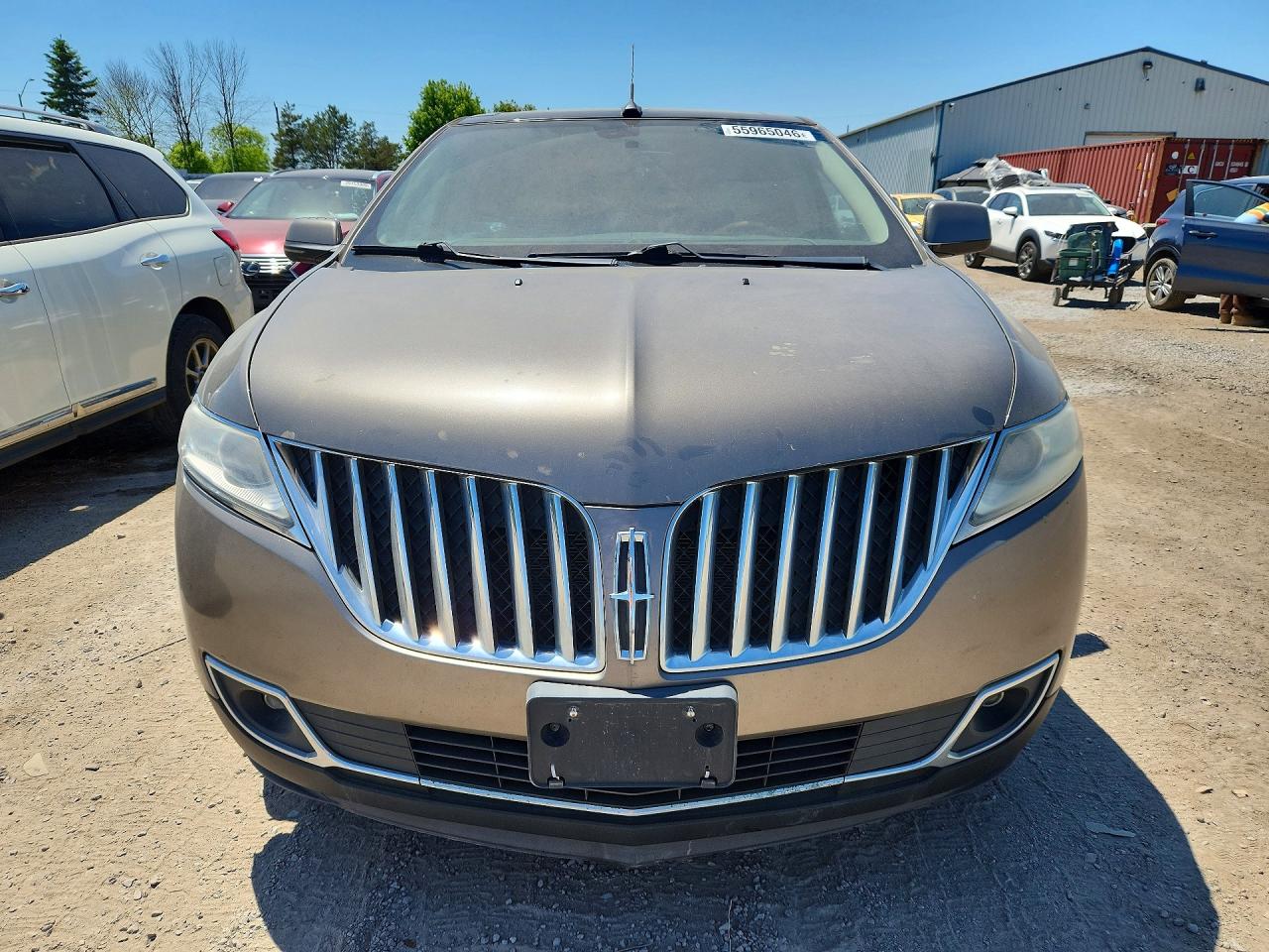 2012 Lincoln Mkx Gray vin: 2LMDJ8JKXCBL08714