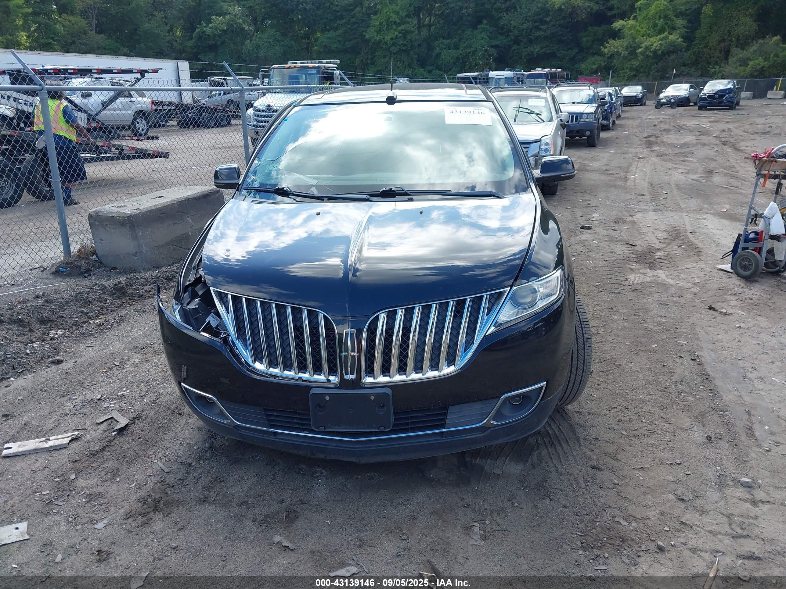 2012 Lincoln Mkx   Black vin: 2LMDJ8JKXCBL13721