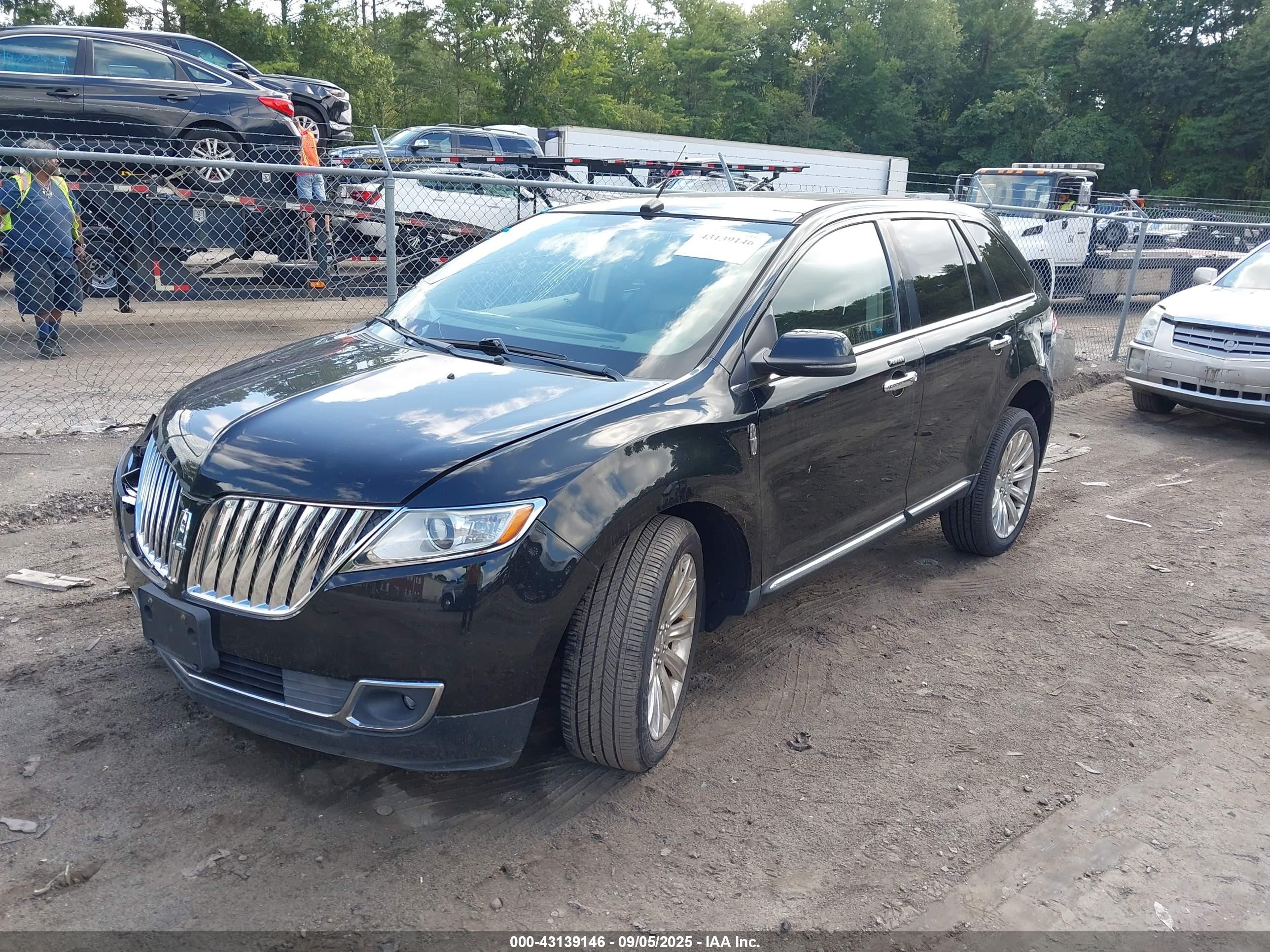 2012 Lincoln Mkx   Black vin: 2LMDJ8JKXCBL13721