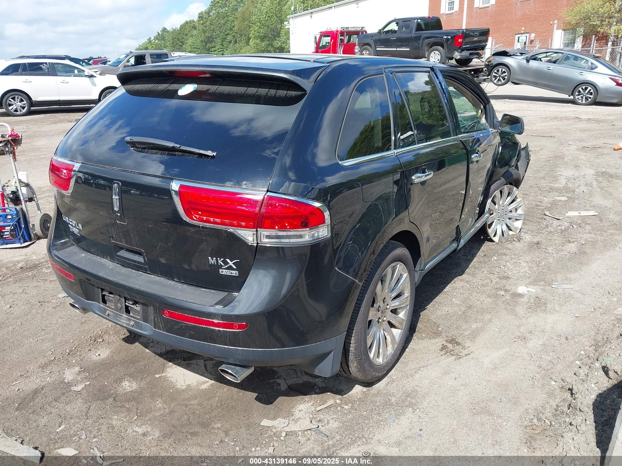 2012 Lincoln Mkx   Black vin: 2LMDJ8JKXCBL13721