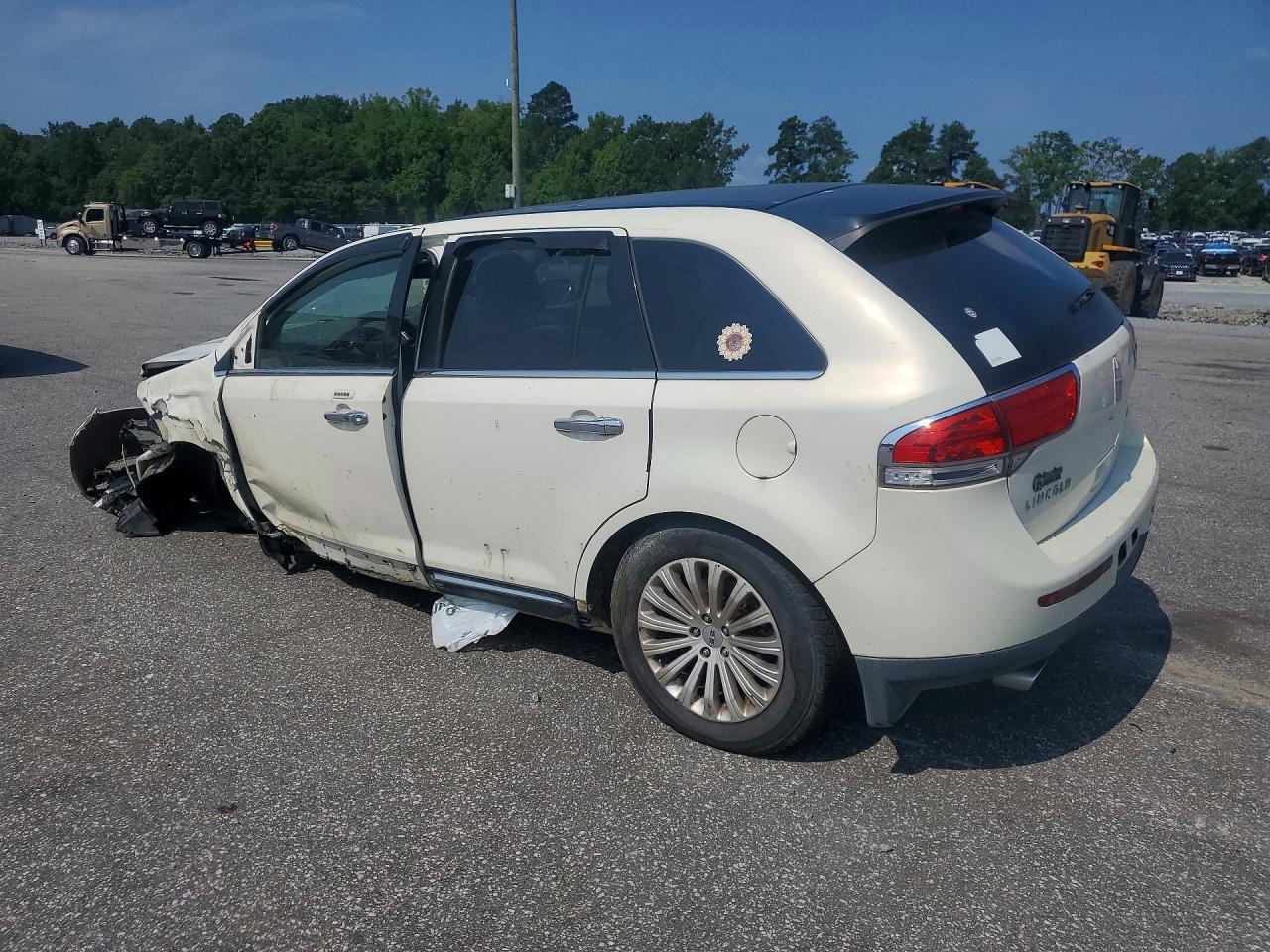 2013 Lincoln Mkx Белый vin: 2LMDJ8JKXDBL13185