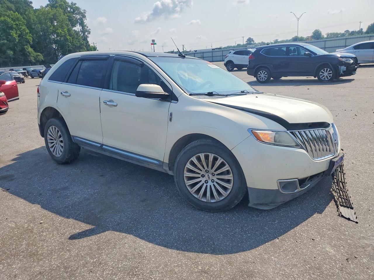 2013 Lincoln Mkx Белый vin: 2LMDJ8JKXDBL13185