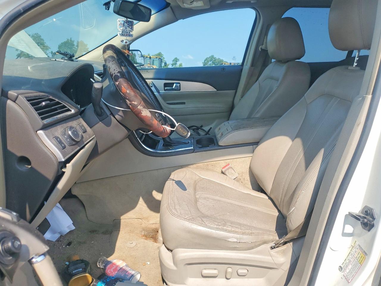 2013 Lincoln Mkx Белый vin: 2LMDJ8JKXDBL13185