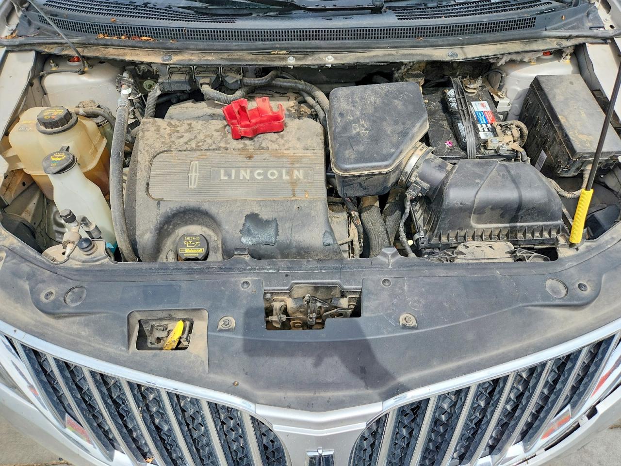 2013 Lincoln Mkx Silver vin: 2LMDJ8JKXDBL28253