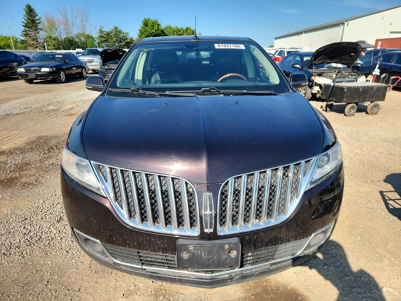 2013 Lincoln Mkx Burgundy vin: 2LMDJ8JKXDBL42461