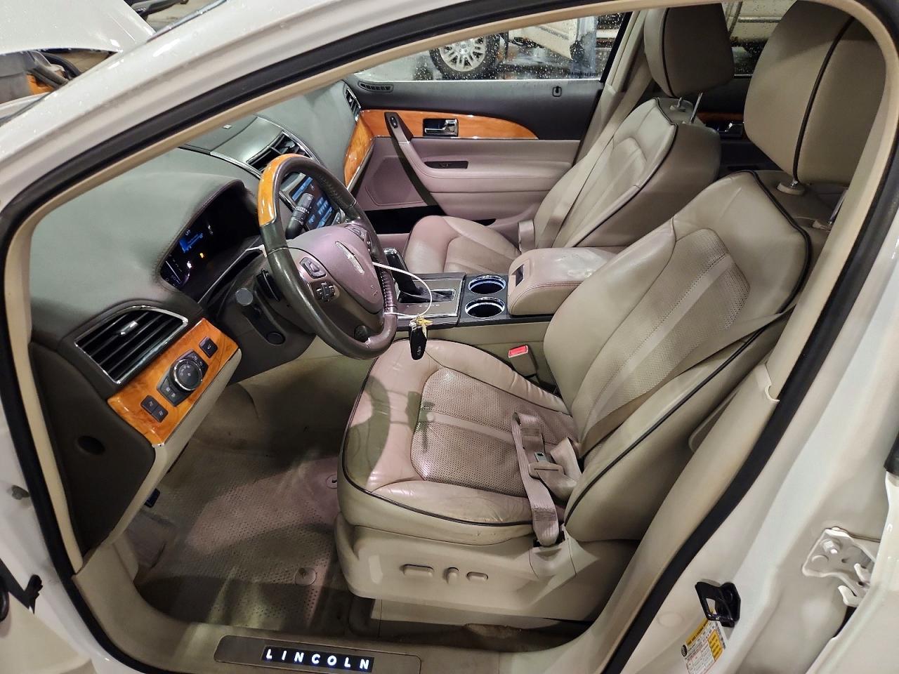 2013 Lincoln Mkx White vin: 2LMDJ8JKXDBL46705