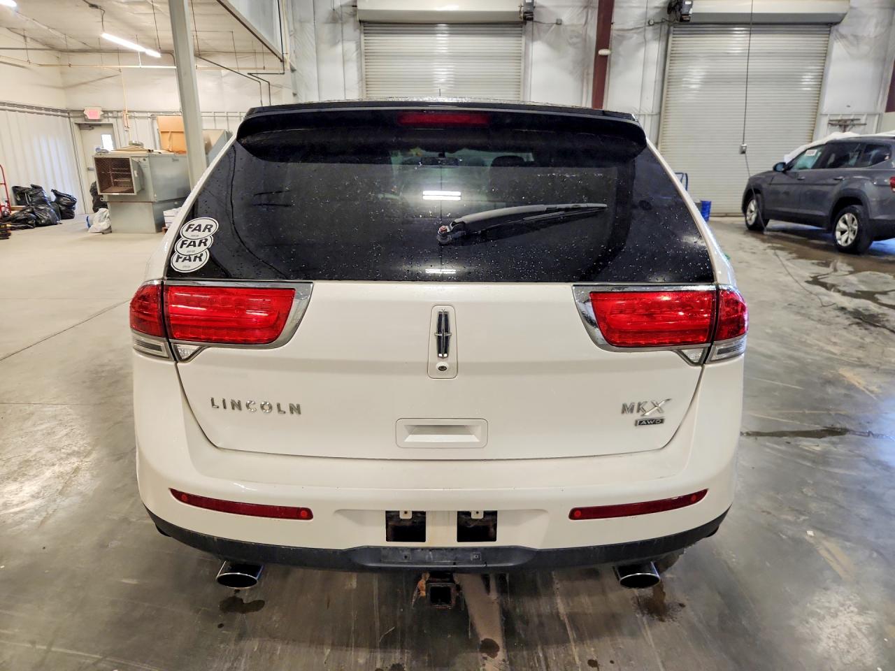 2013 Lincoln Mkx White vin: 2LMDJ8JKXDBL46705