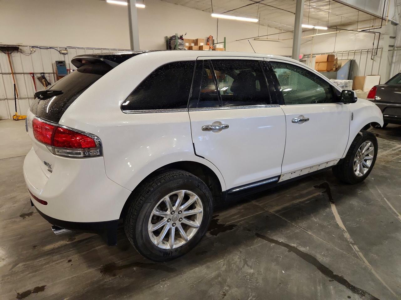 2013 Lincoln Mkx White vin: 2LMDJ8JKXDBL46705