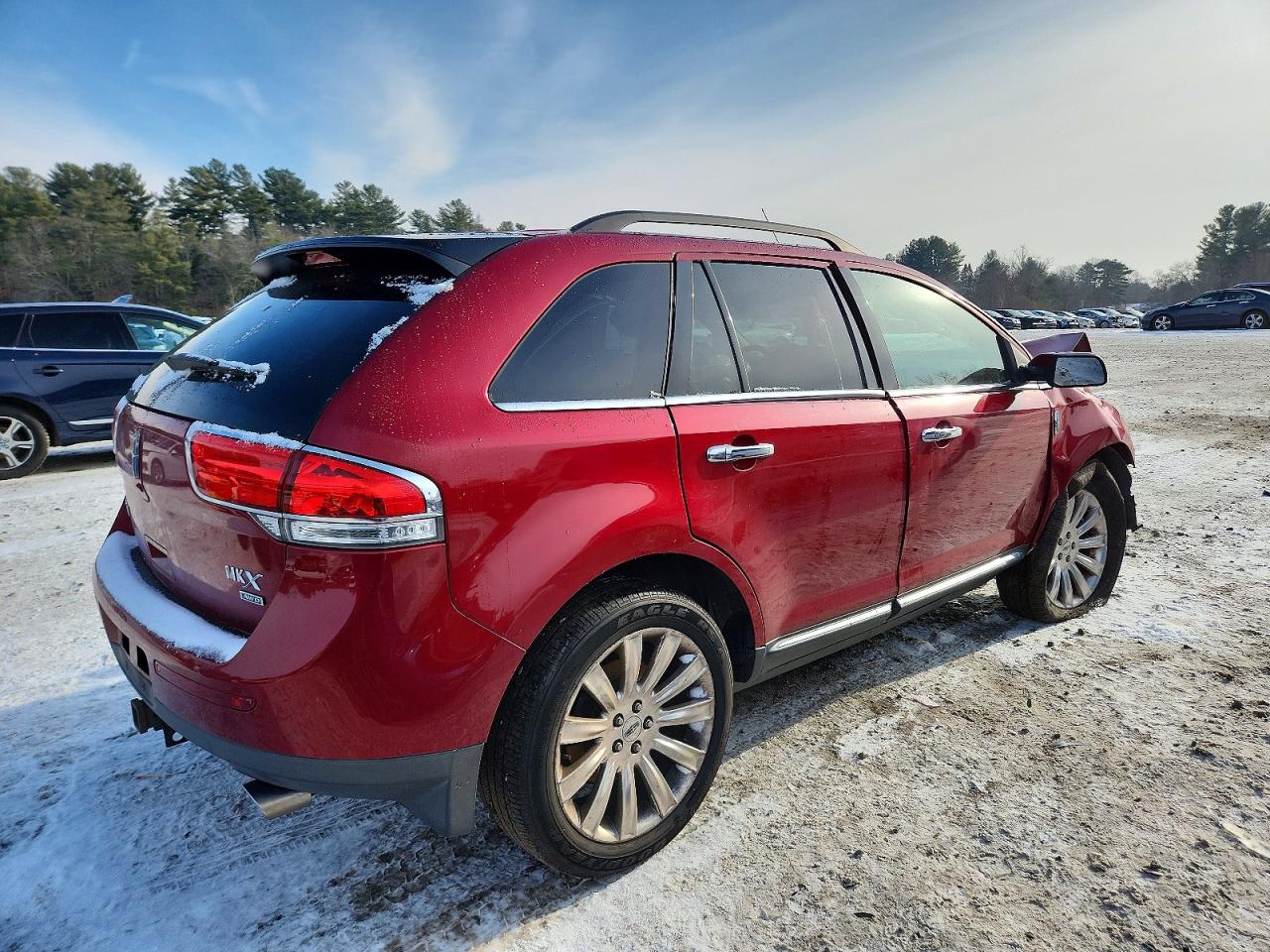 2014 Lincoln Mkx Красный vin: 2LMDJ8JKXEBL13513