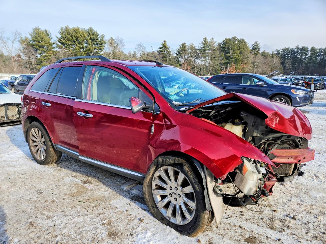 2014 Lincoln Mkx Красный vin: 2LMDJ8JKXEBL13513