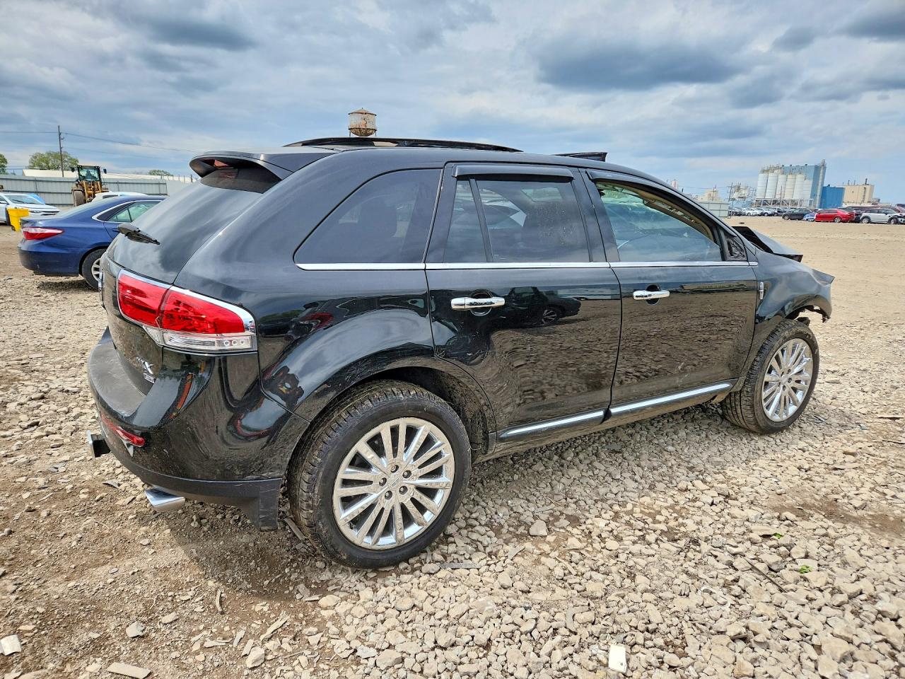 2014 Lincoln Mkx Black vin: 2LMDJ8JKXEBL15813