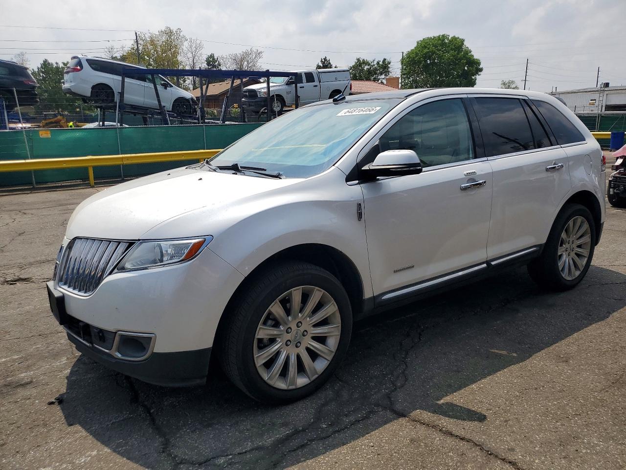 2015 Lincoln Mkx White vin: 2LMDJ8JKXFBL25744