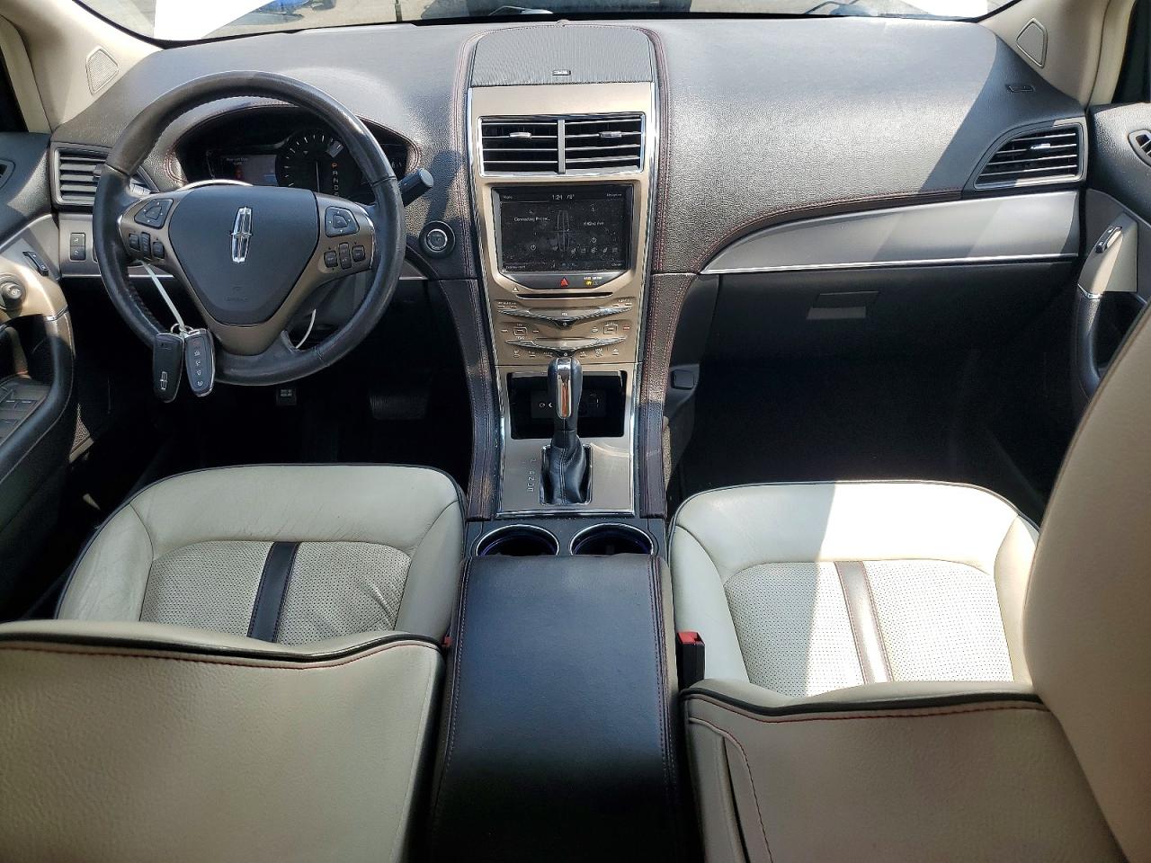 2015 Lincoln Mkx White vin: 2LMDJ8JKXFBL25744