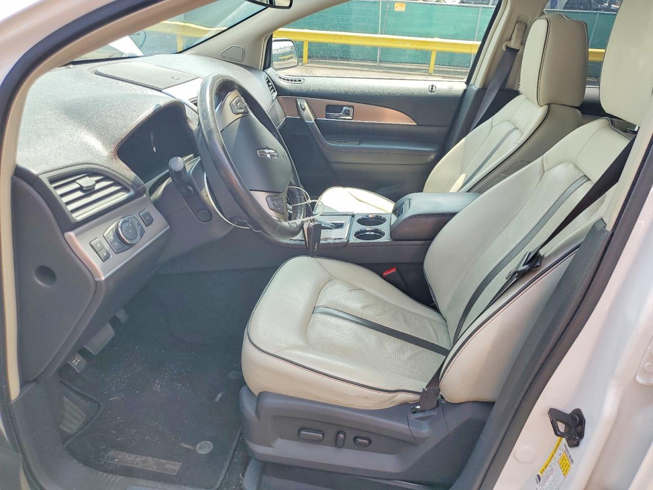 2015 Lincoln Mkx White vin: 2LMDJ8JKXFBL25744