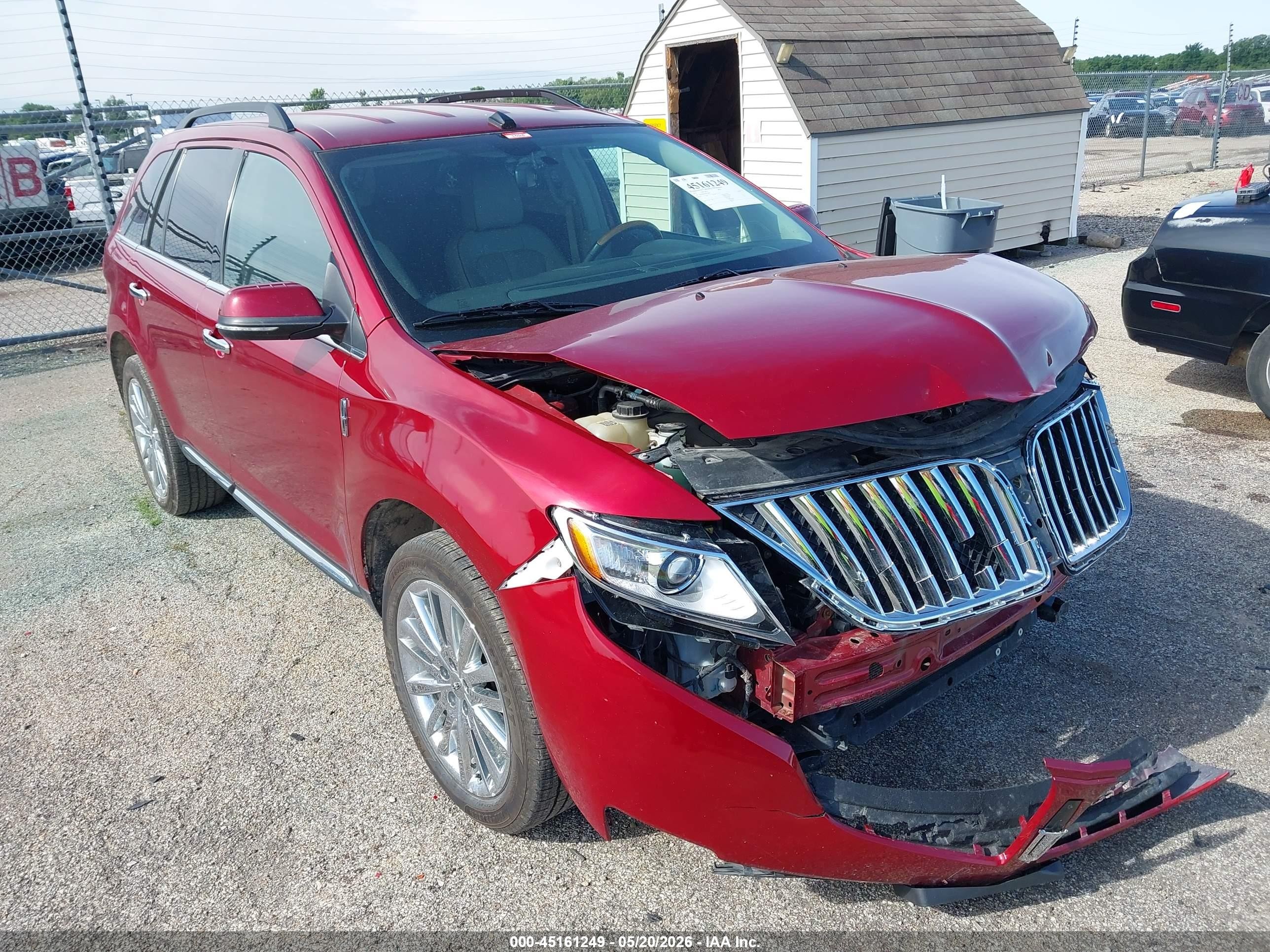 2015 Lincoln Mkx   Burgundy vin: 2LMDJ8JKXFBL28661