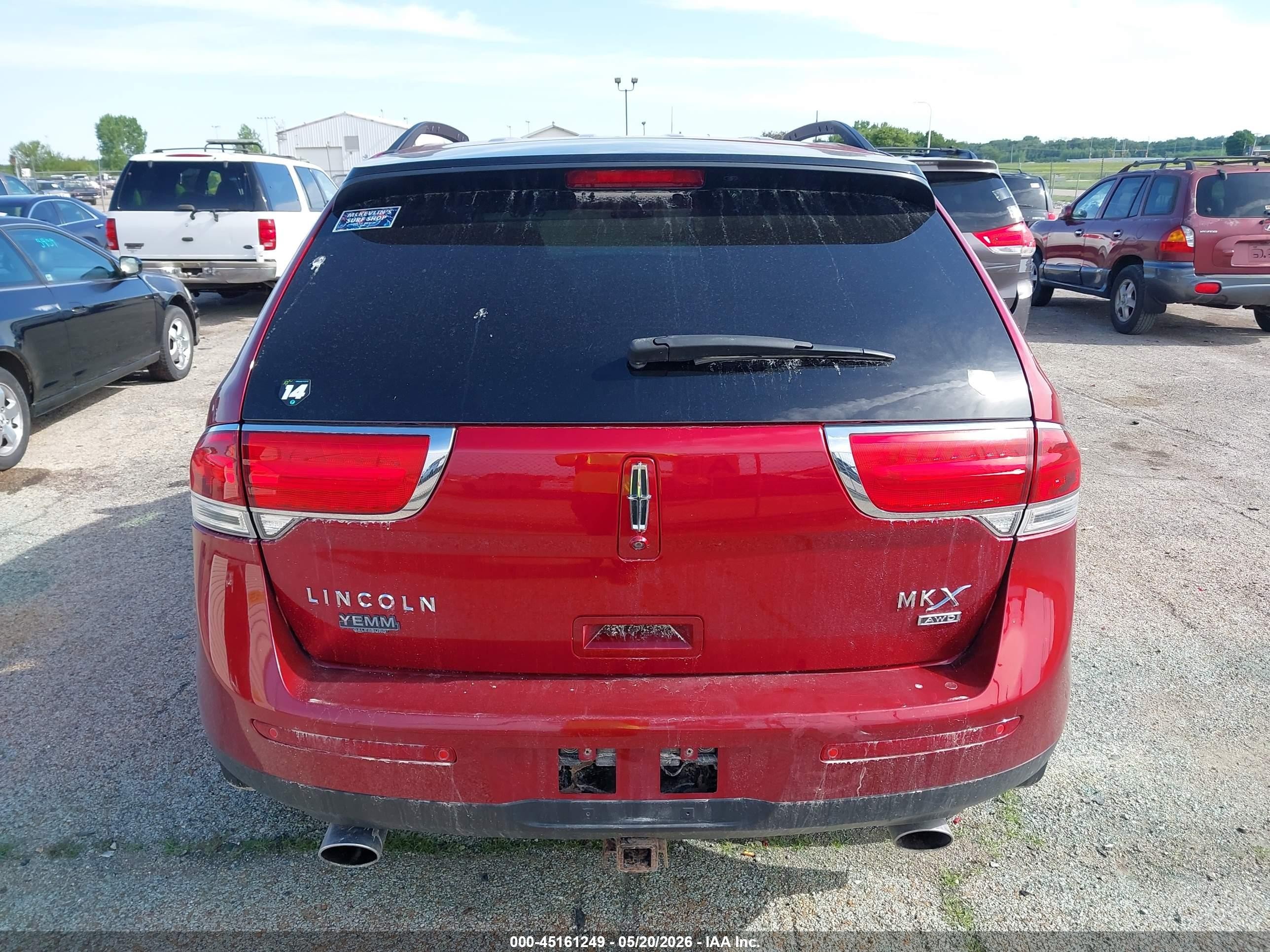 2015 Lincoln Mkx   Burgundy vin: 2LMDJ8JKXFBL28661
