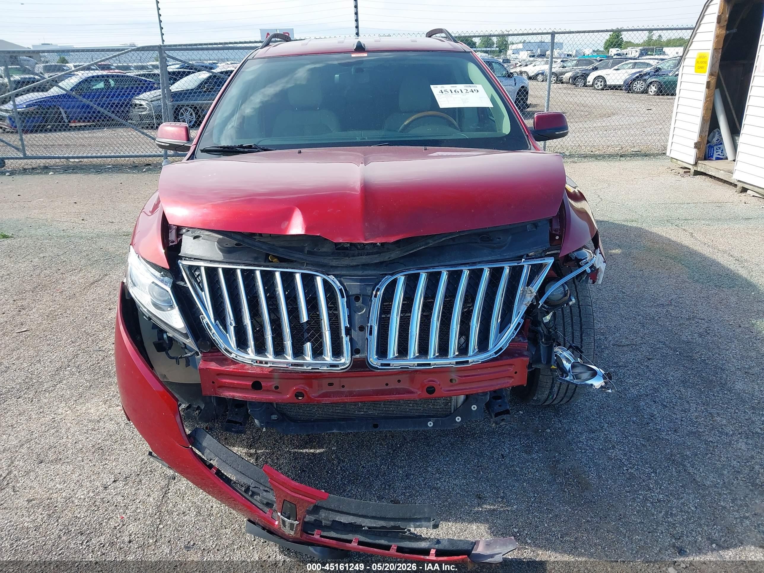 2015 Lincoln Mkx   Burgundy vin: 2LMDJ8JKXFBL28661