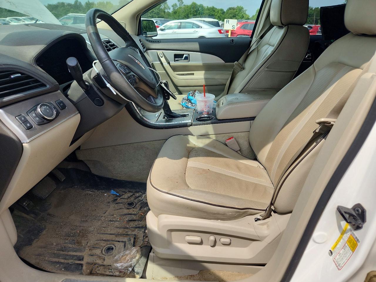 2015 Lincoln Mkx White vin: 2LMDJ8JKXFBL29597