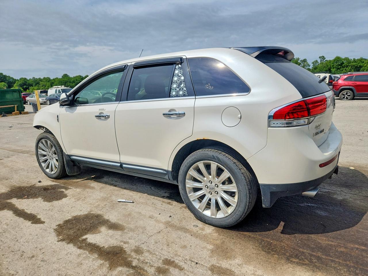2015 Lincoln Mkx White vin: 2LMDJ8JKXFBL29597