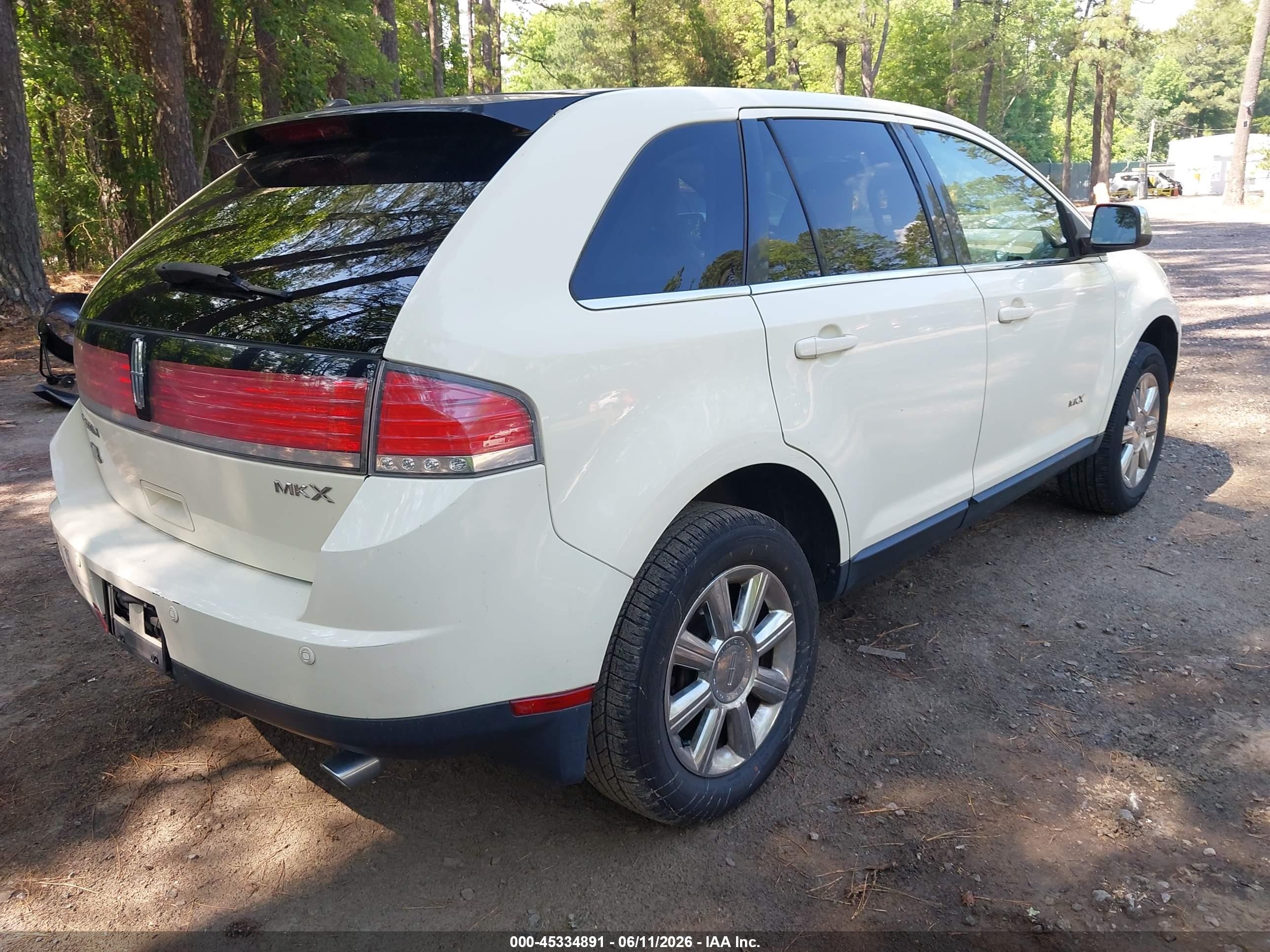 2007 Lincoln Mkx   Cream vin: 2LMDU68C07BJ18923