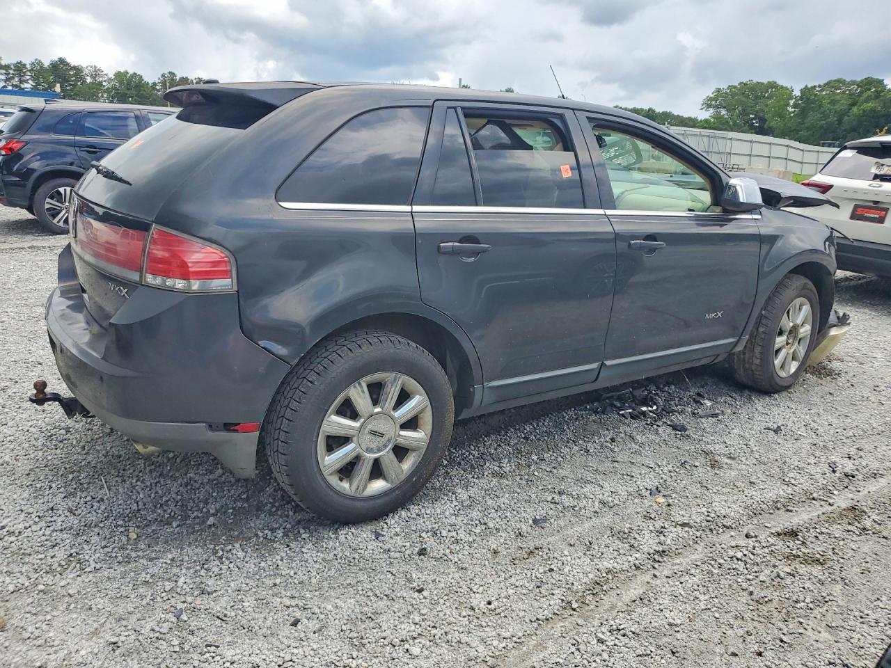 2007 Lincoln Mkx Black vin: 2LMDU68C17BJ25900