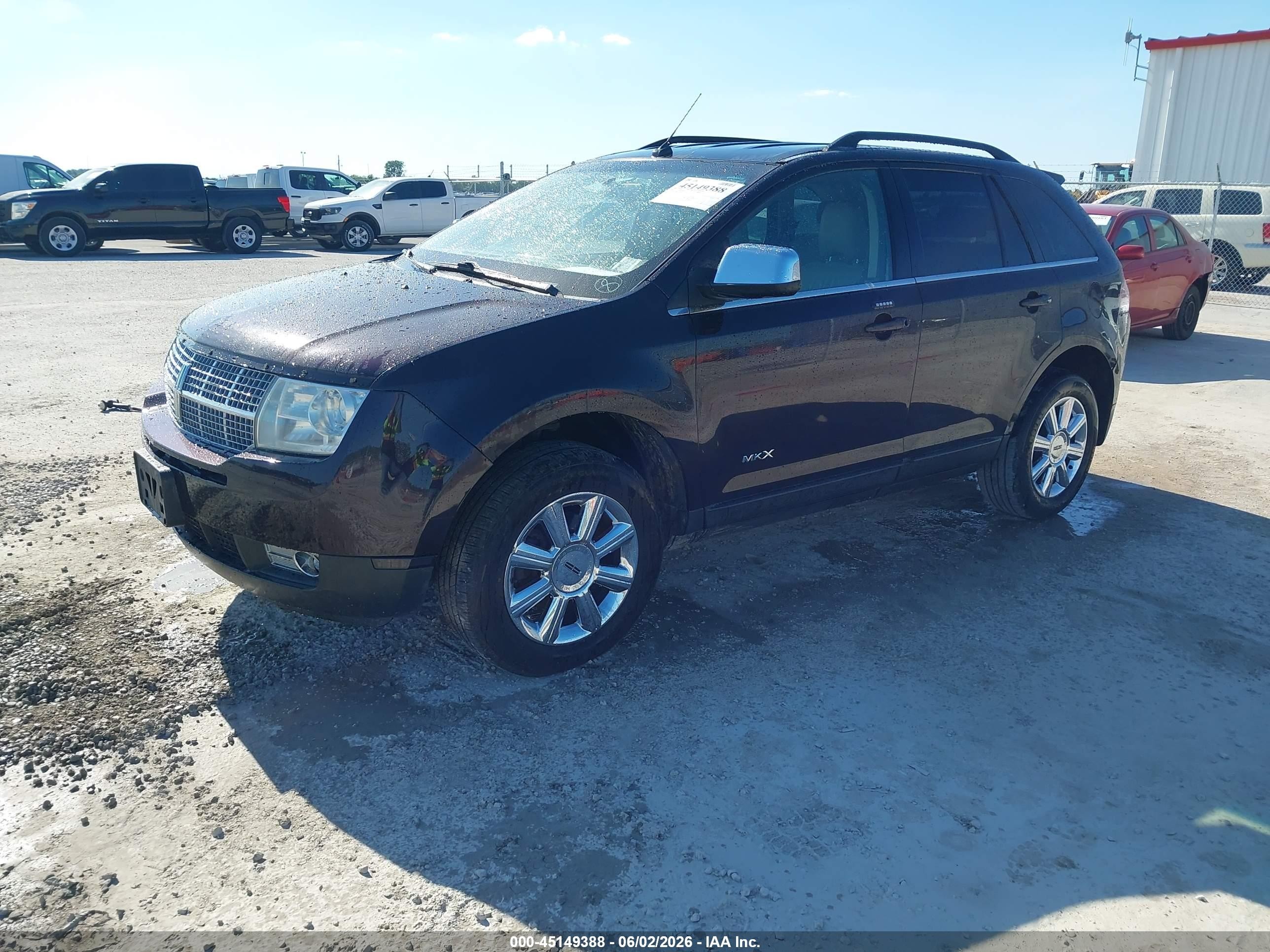 2007 Lincoln Mkx   Purple vin: 2LMDU68C17BJ39733