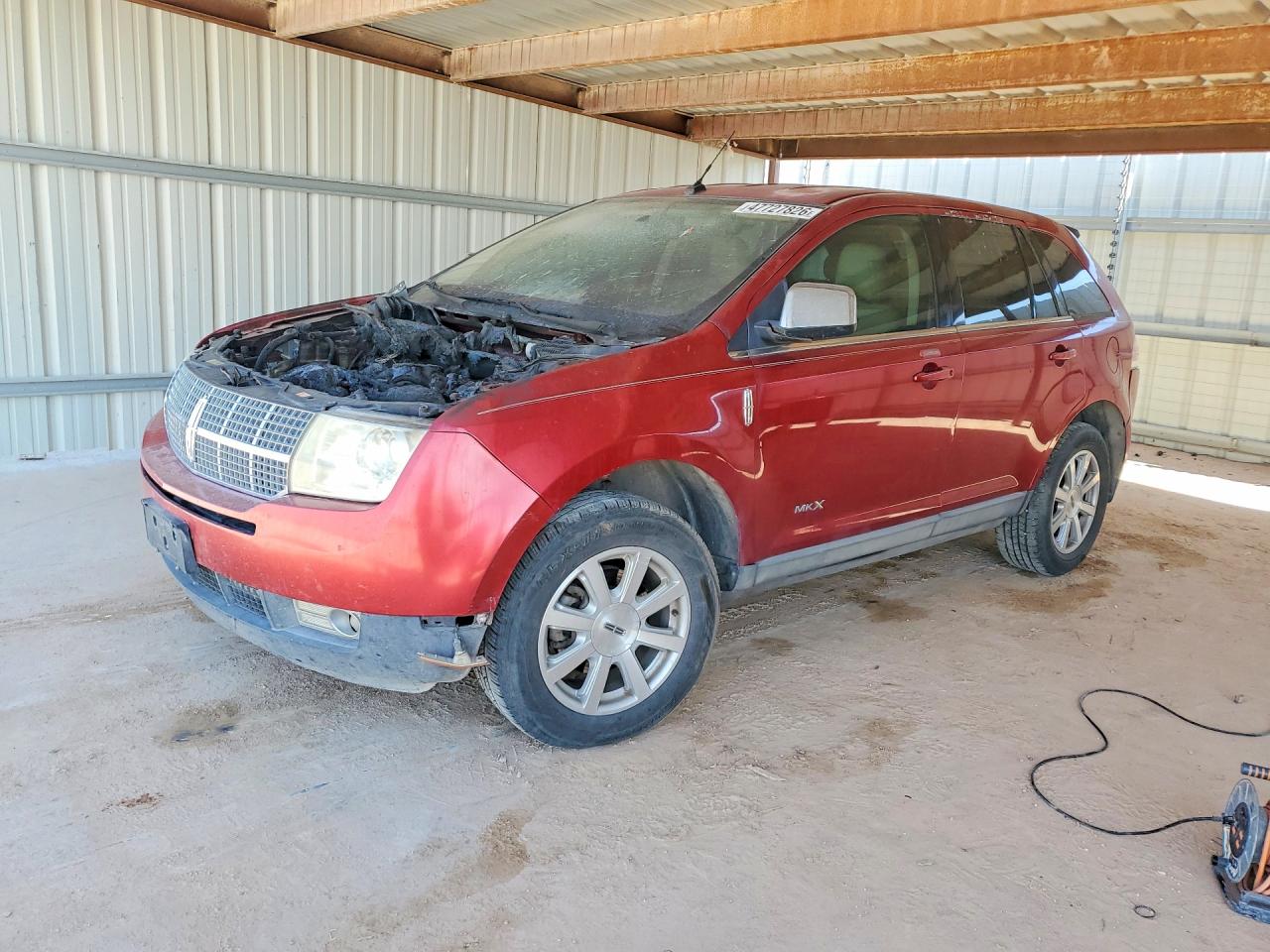 2008 Lincoln Mkx Red vin: 2LMDU68C18BJ03588