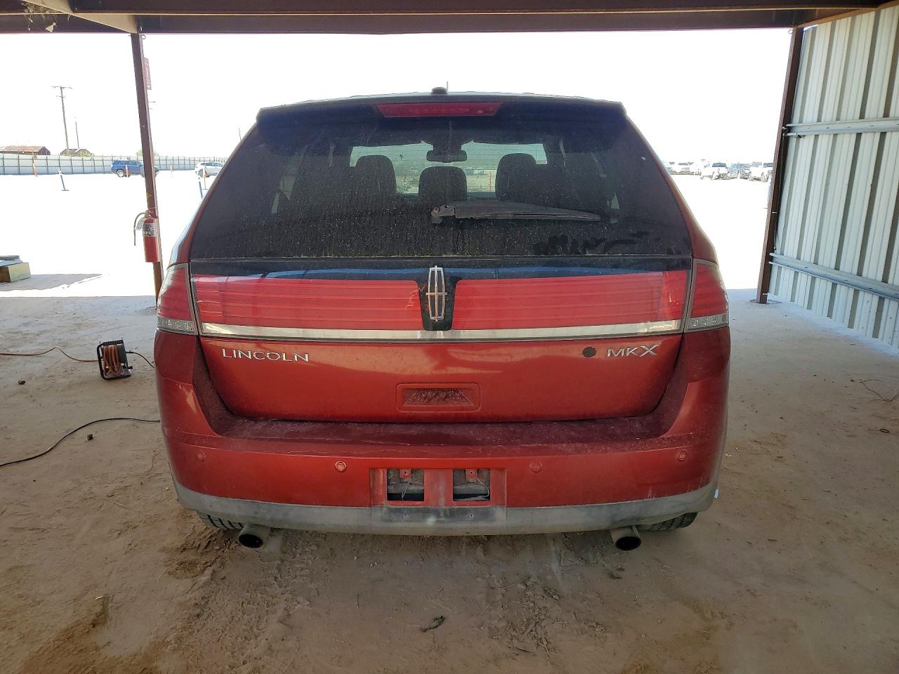 2008 Lincoln Mkx Red vin: 2LMDU68C18BJ03588