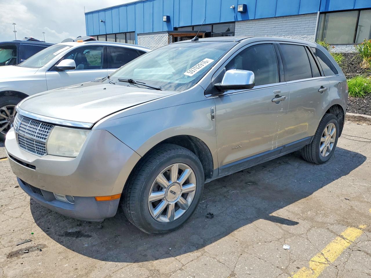 2008 Lincoln Mkx Silver vin: 2LMDU68C18BJ10296