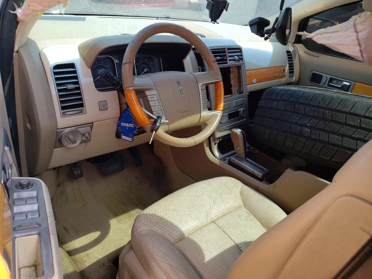 2007 Lincoln Mkx Gold vin: 2LMDU68C27BJ25601