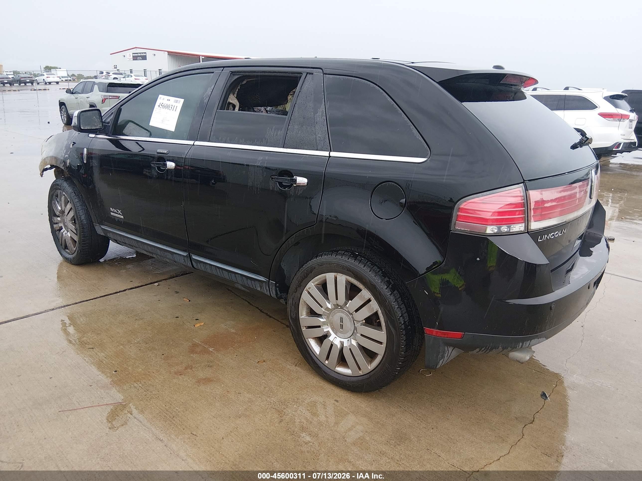 2008 Lincoln Mkx Black vin: 2LMDU68C28BJ34493