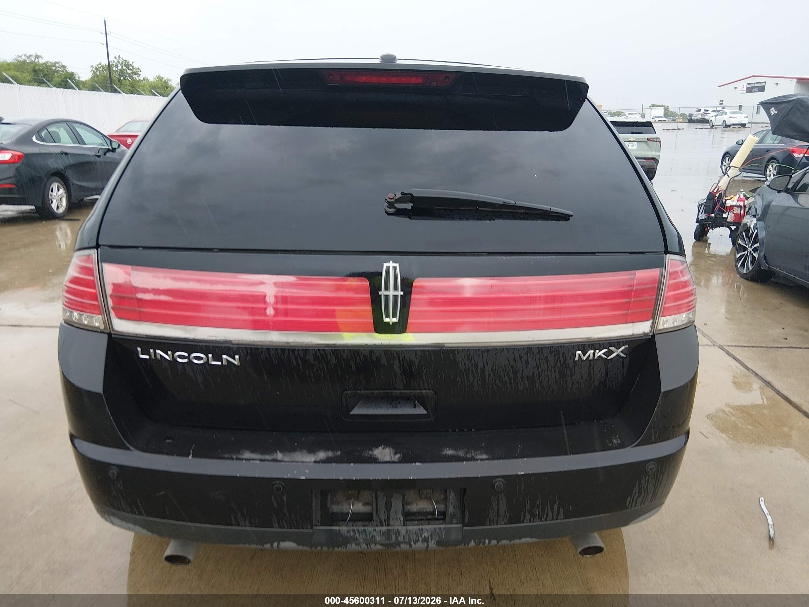 2008 Lincoln Mkx Black vin: 2LMDU68C28BJ34493