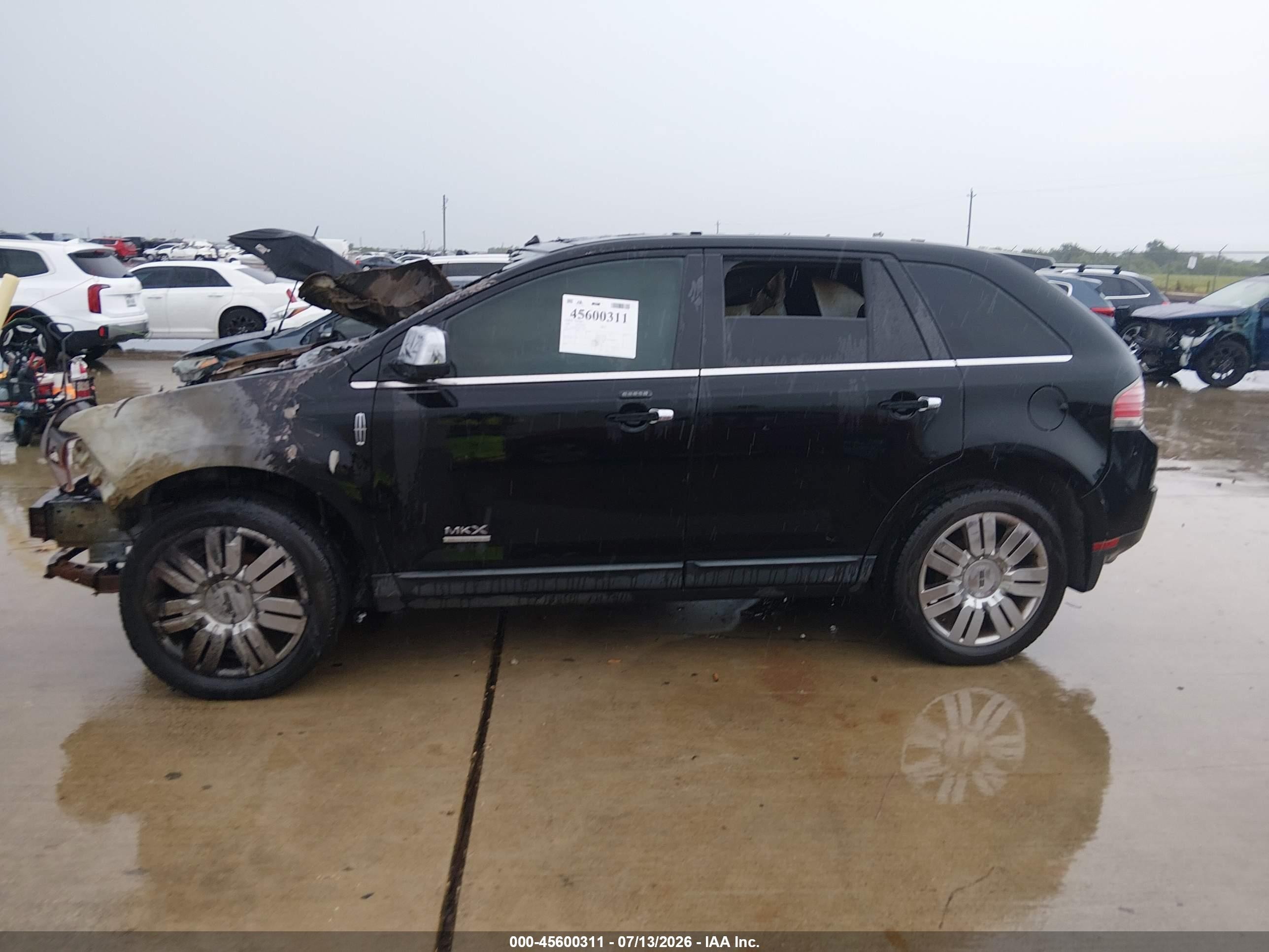 2008 Lincoln Mkx Black vin: 2LMDU68C28BJ34493