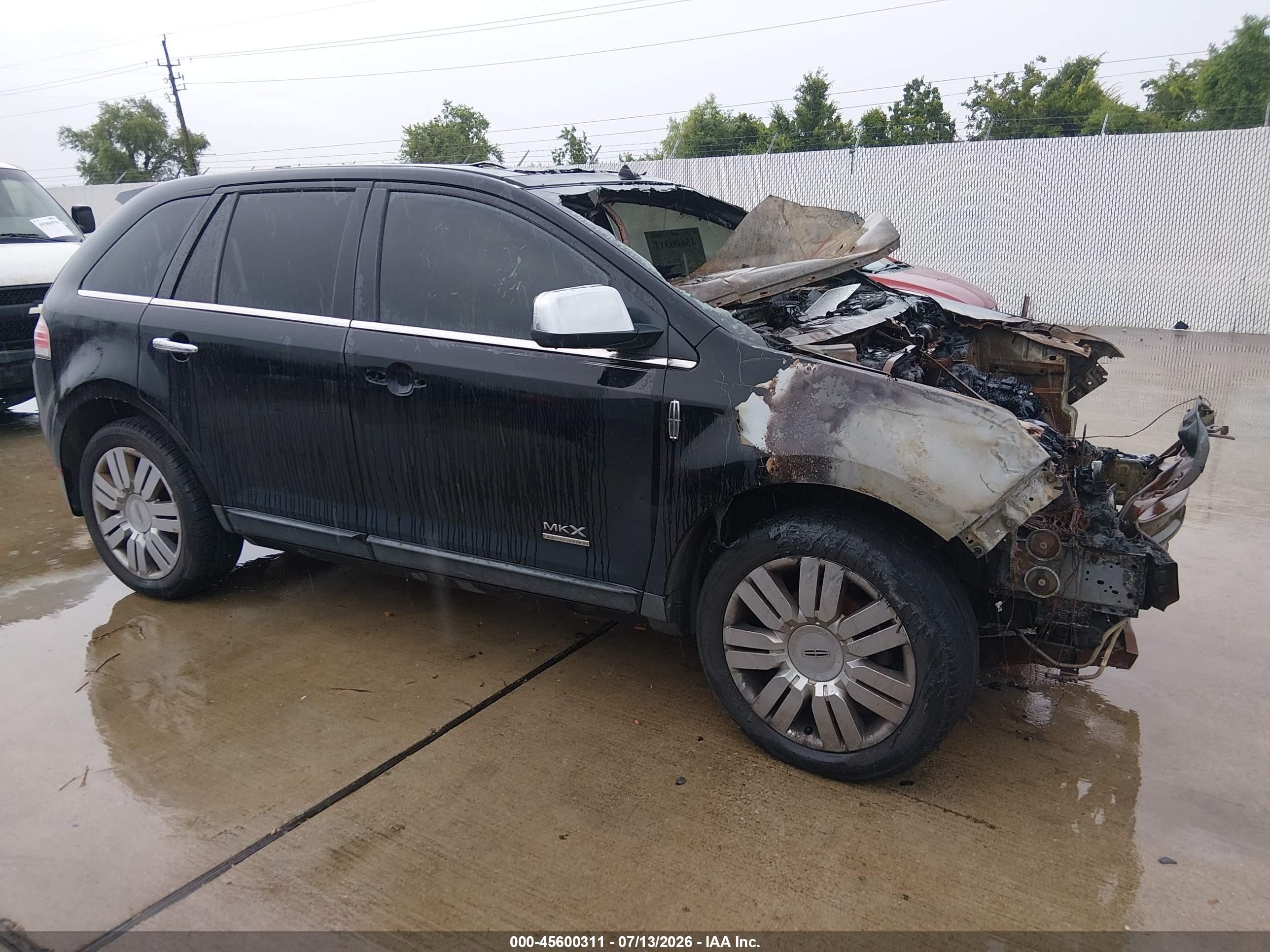 2008 Lincoln Mkx Black vin: 2LMDU68C28BJ34493
