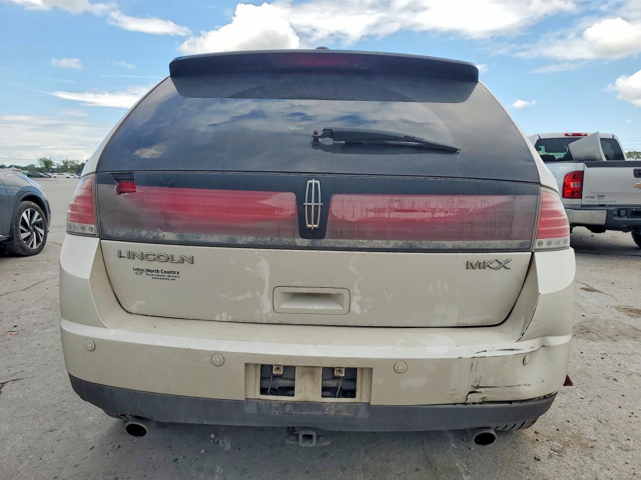 2009 Lincoln Mkx White vin: 2LMDU68C29BJ09434