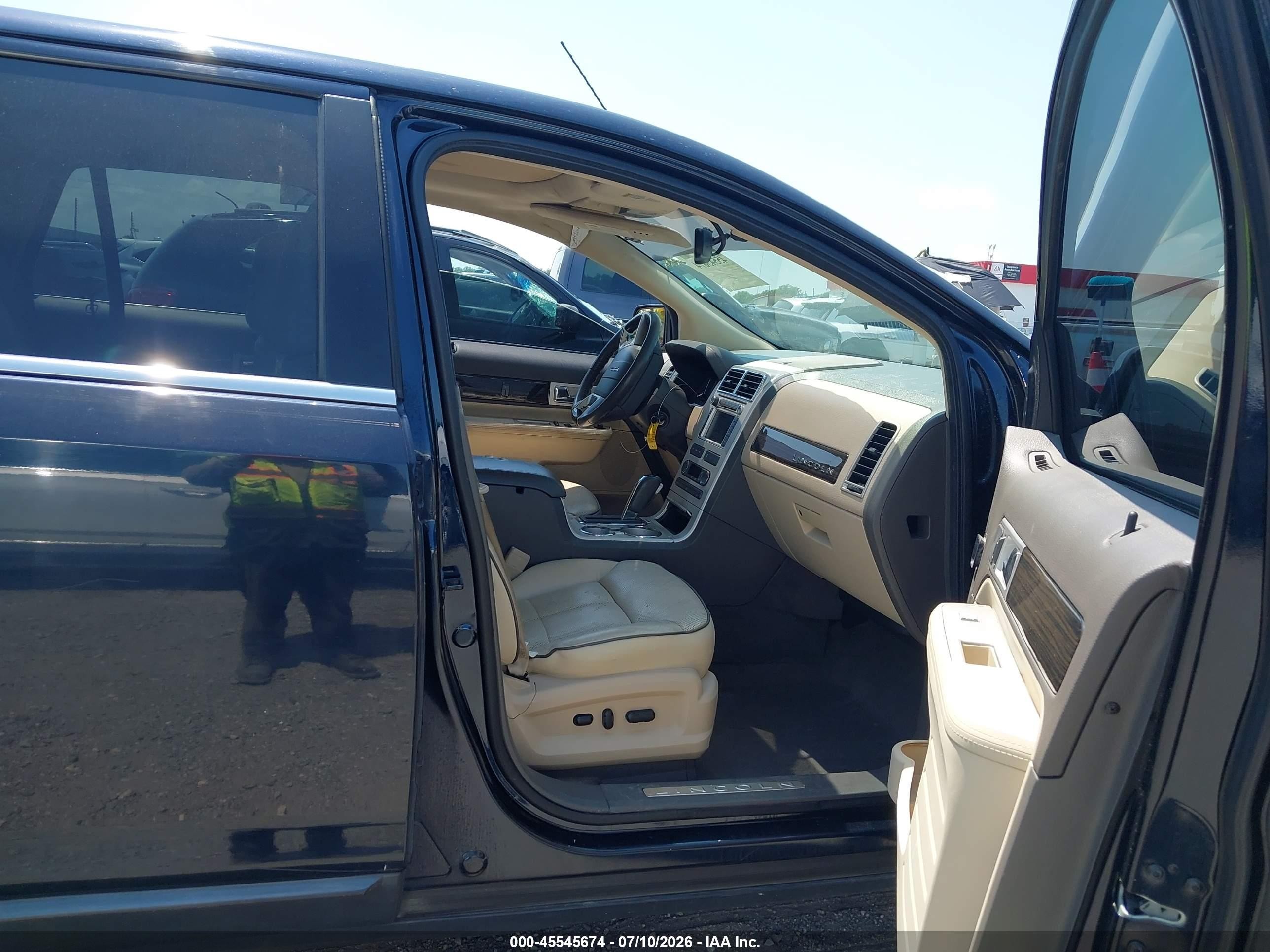 2008 Lincoln Mkx   Синий vin: 2LMDU68C38BJ19615