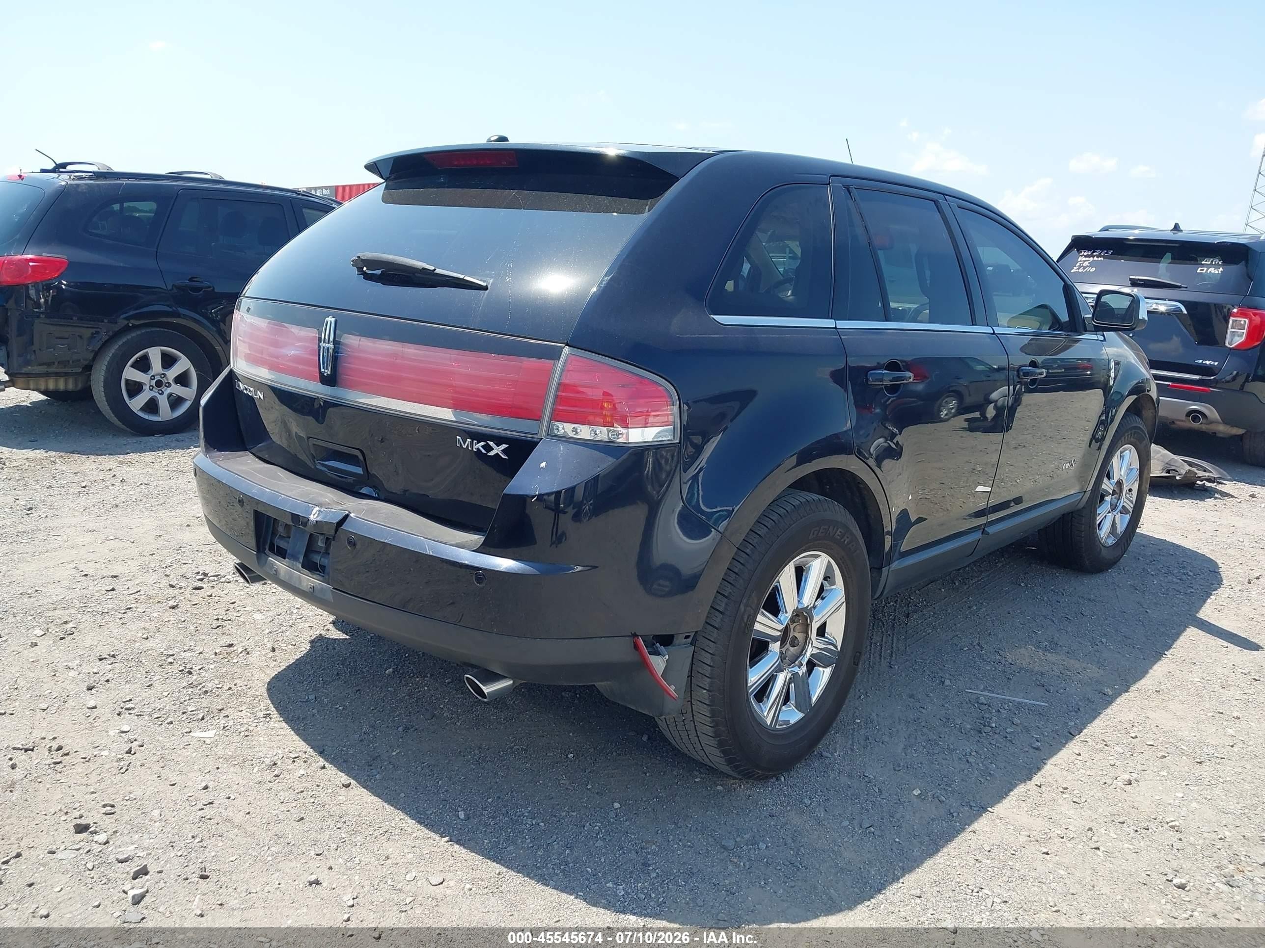 2008 Lincoln Mkx   Синий vin: 2LMDU68C38BJ19615
