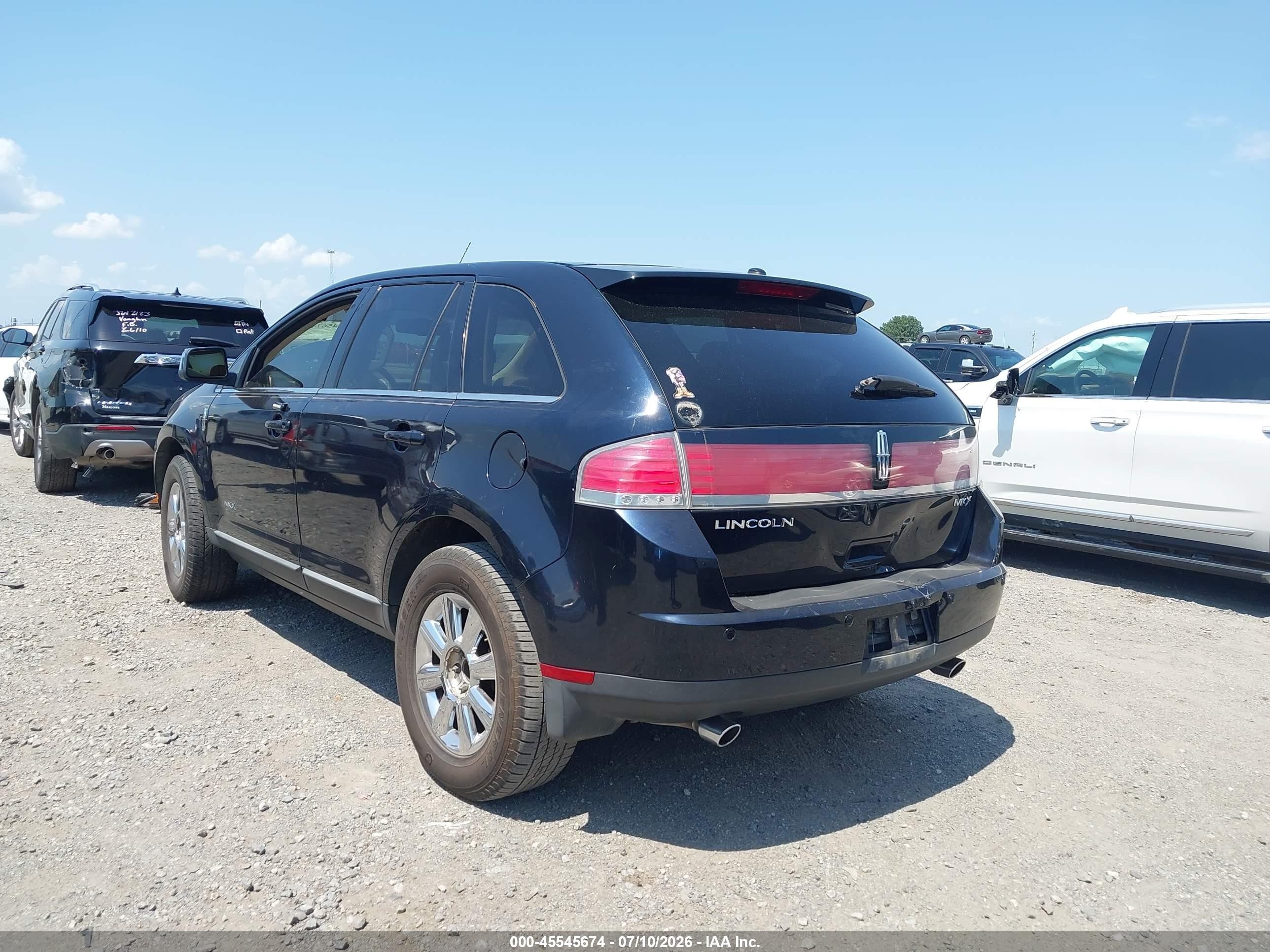 2008 Lincoln Mkx   Синий vin: 2LMDU68C38BJ19615