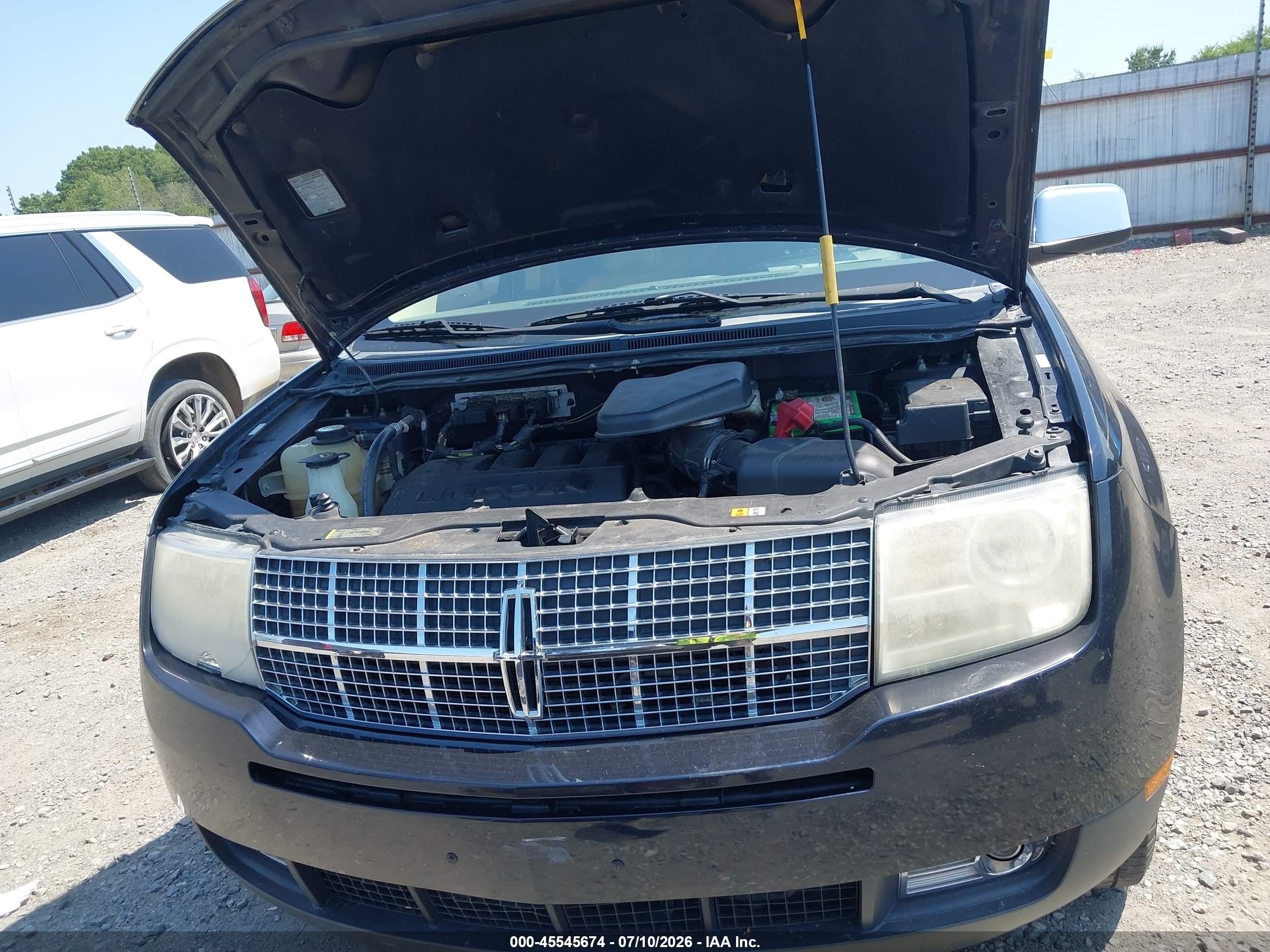 2008 Lincoln Mkx   Синий vin: 2LMDU68C38BJ19615