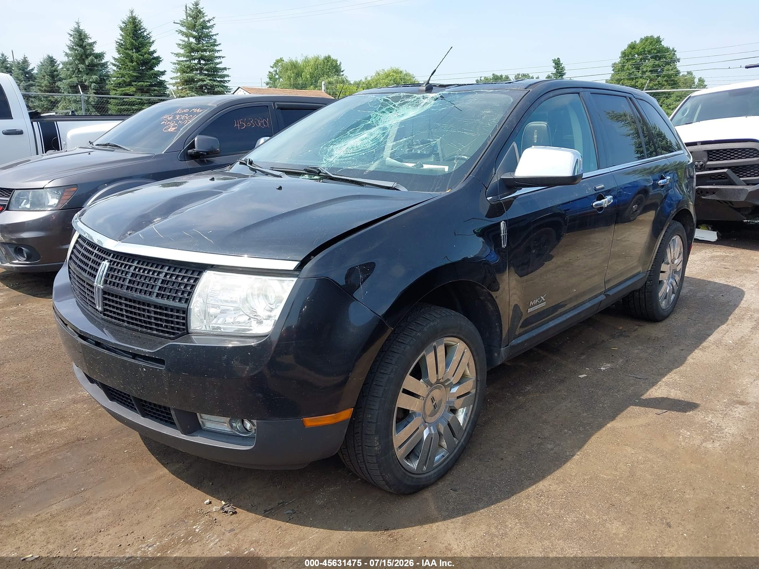 2008 Lincoln Mkx   Синий vin: 2LMDU68C38BJ30890