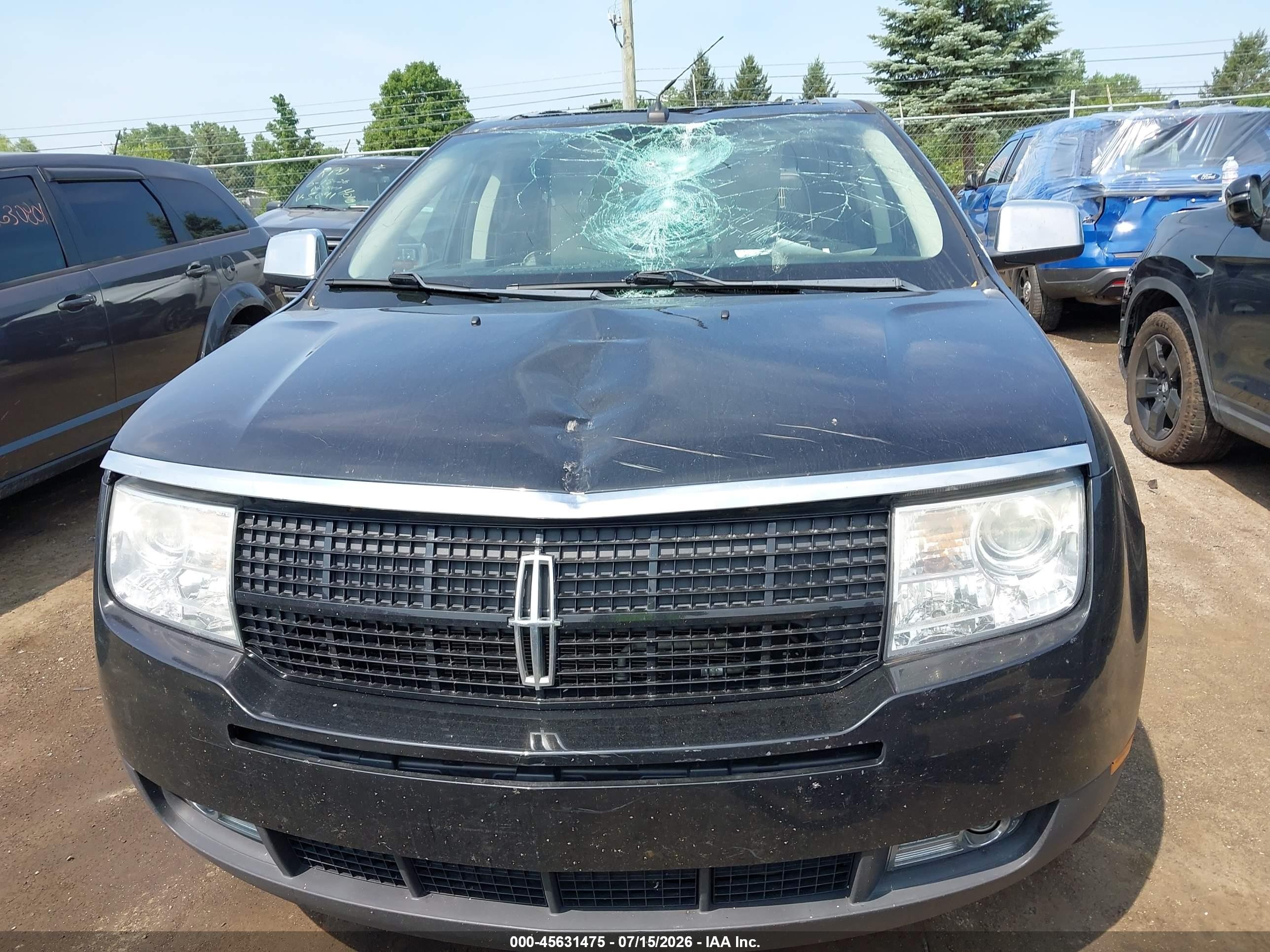 2008 Lincoln Mkx   Синий vin: 2LMDU68C38BJ30890