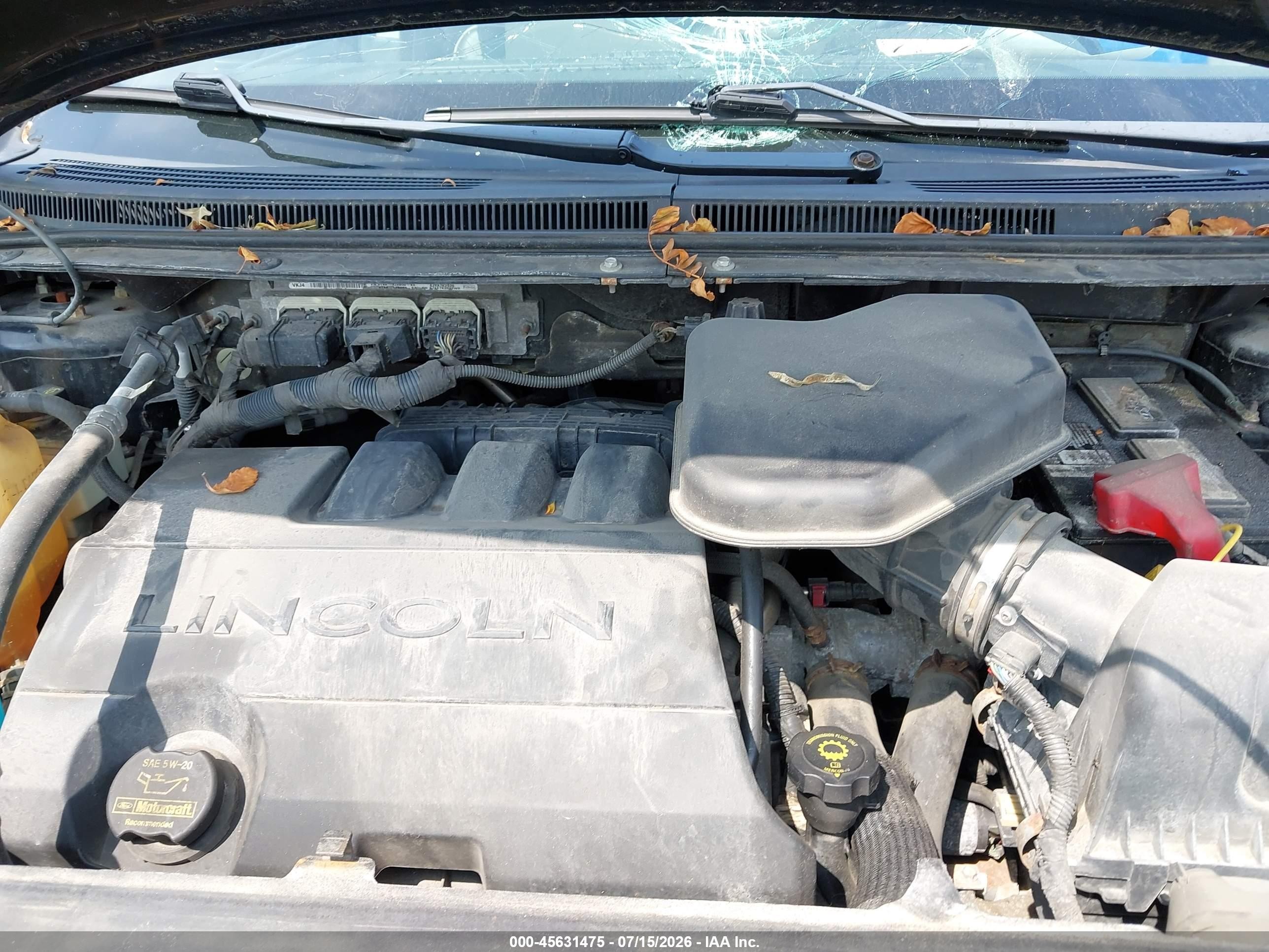 2008 Lincoln Mkx   Синий vin: 2LMDU68C38BJ30890