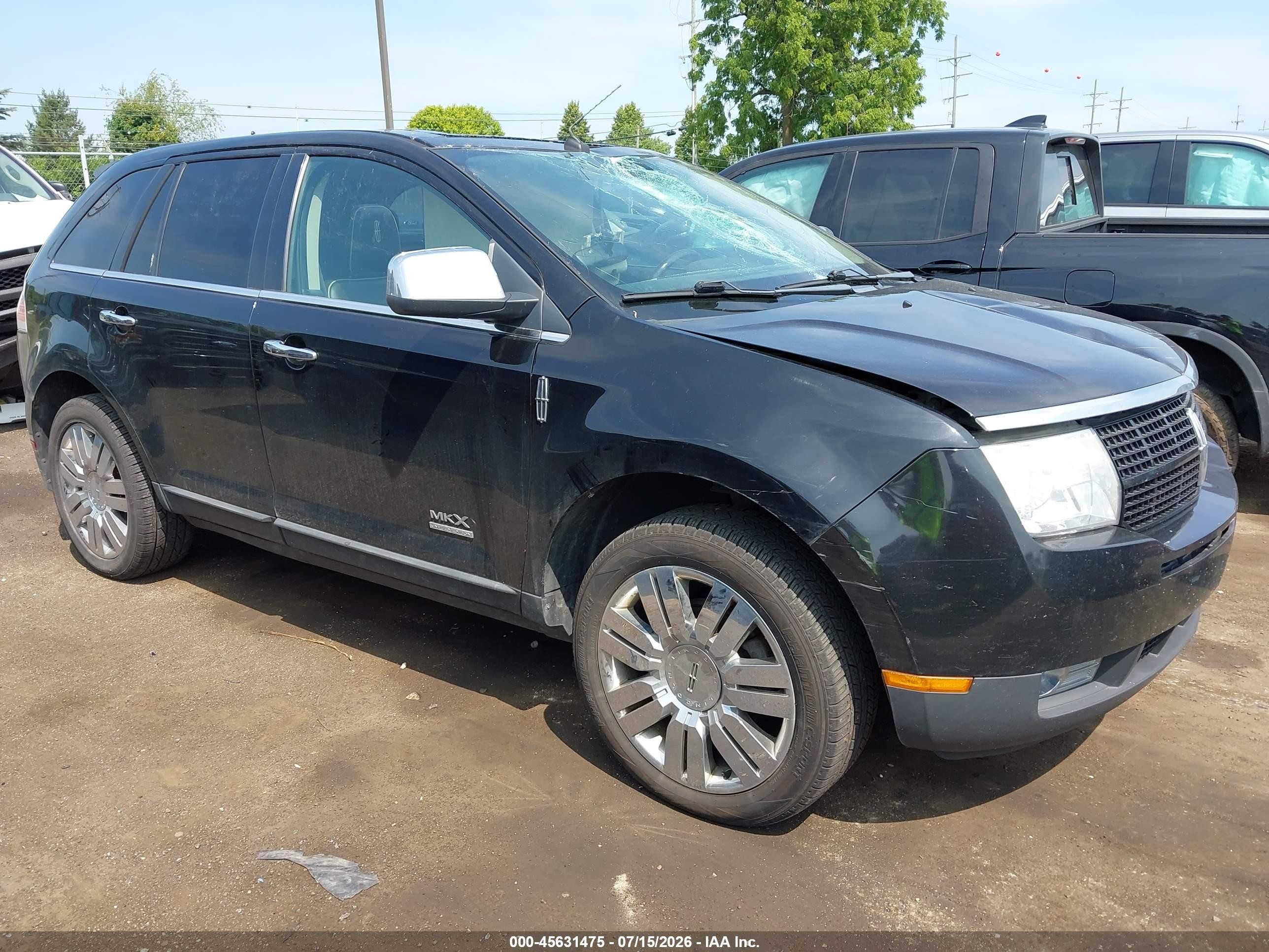 2008 Lincoln Mkx   Синий vin: 2LMDU68C38BJ30890