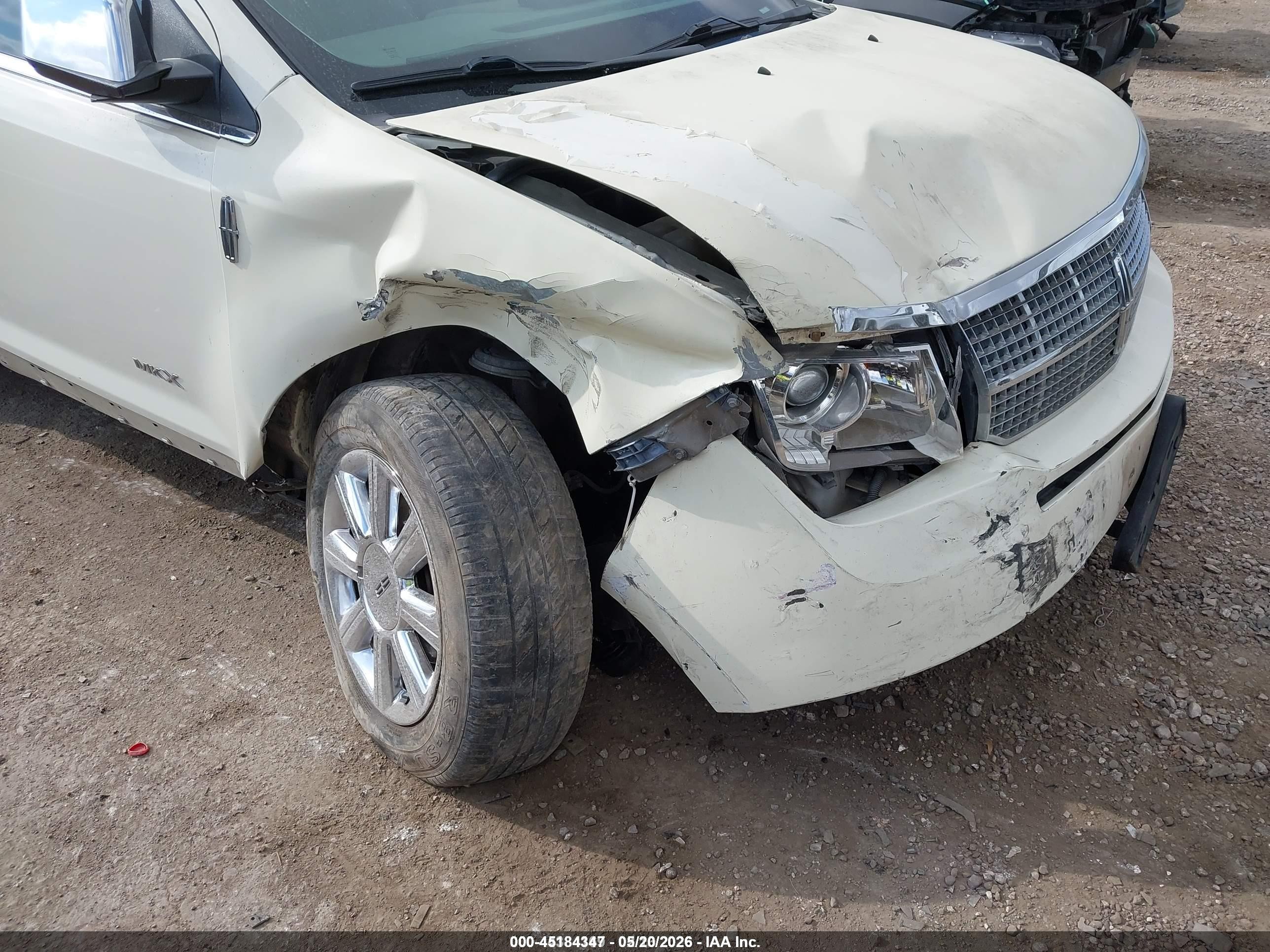 2007 Lincoln Mkx   Cream vin: 2LMDU68C47BJ30590