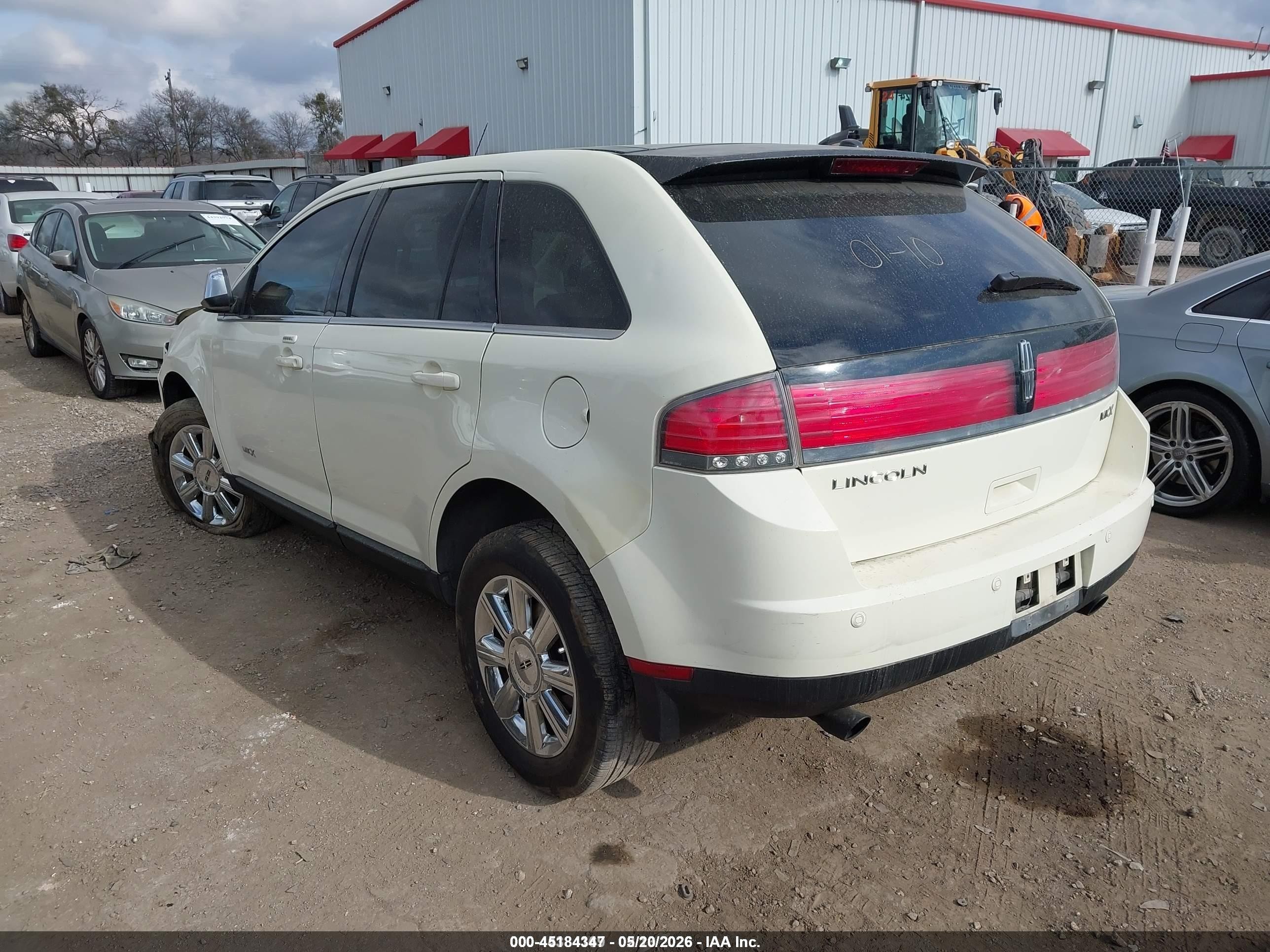 2007 Lincoln Mkx   Cream vin: 2LMDU68C47BJ30590