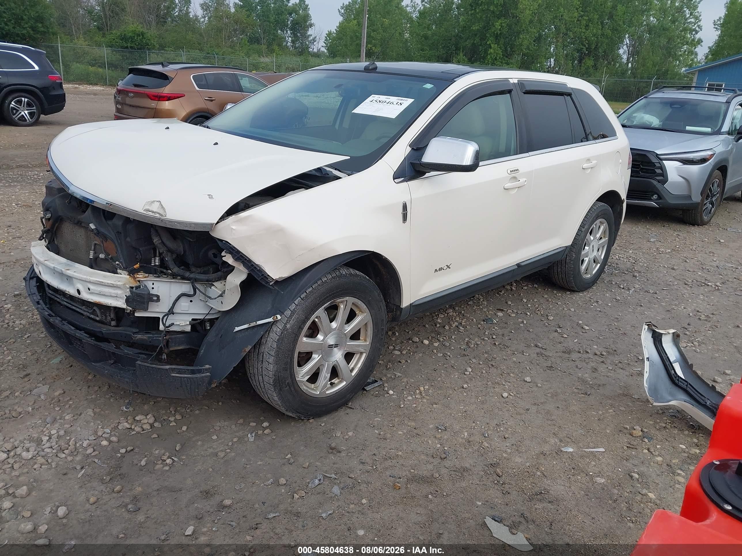 2008 Lincoln Mkx   Beige vin: 2LMDU68C48BJ12740